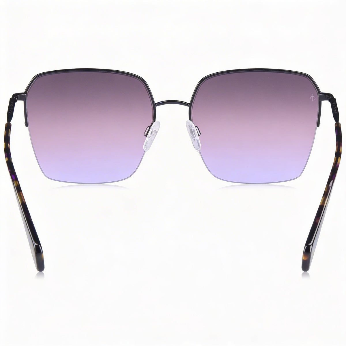 Rag & Bone Modern Black Square Sunglasses for Women, 58mm, Photo 3