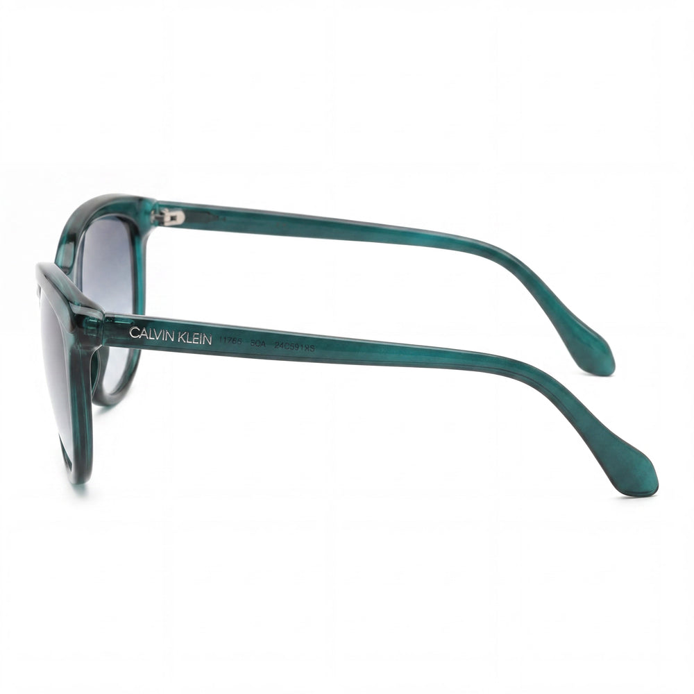 Gafas de sol Calvin Klein Cat-Eye grises con degradado para mujer (CK19534S 430)