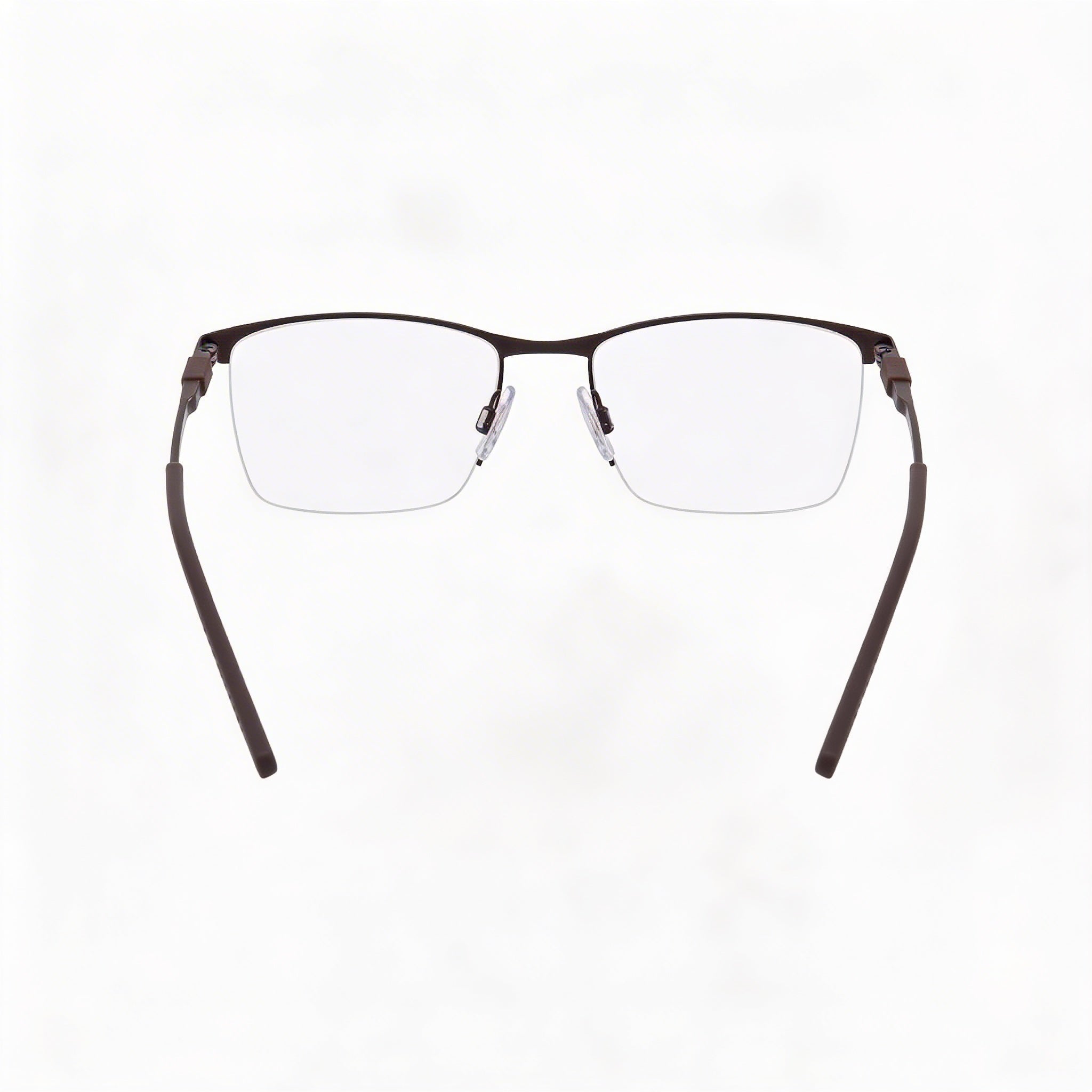 Hugo Boss Classic Unisex Eyewear with Classic Style, Alloy Steel Frame & Matte Brown Lenses 54mm, Photo 2