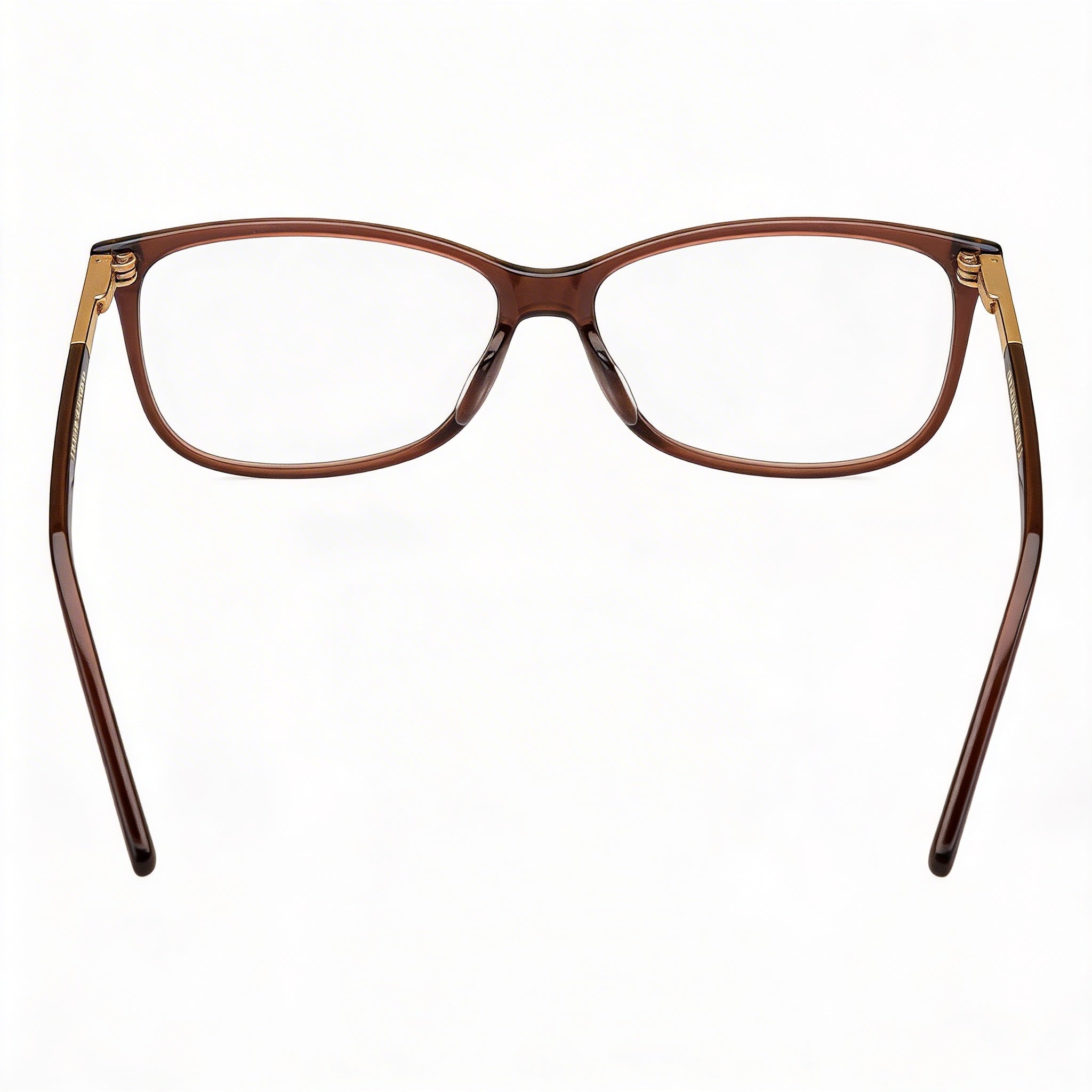 Monturas Ópticas Modernas Marc Jacobs Marc 513 de Acetato Marrón para Mujer con Lentes de Muestra Transparentes, Aptas para Receta, Ancho de Lente de 53 mm, Photo 3