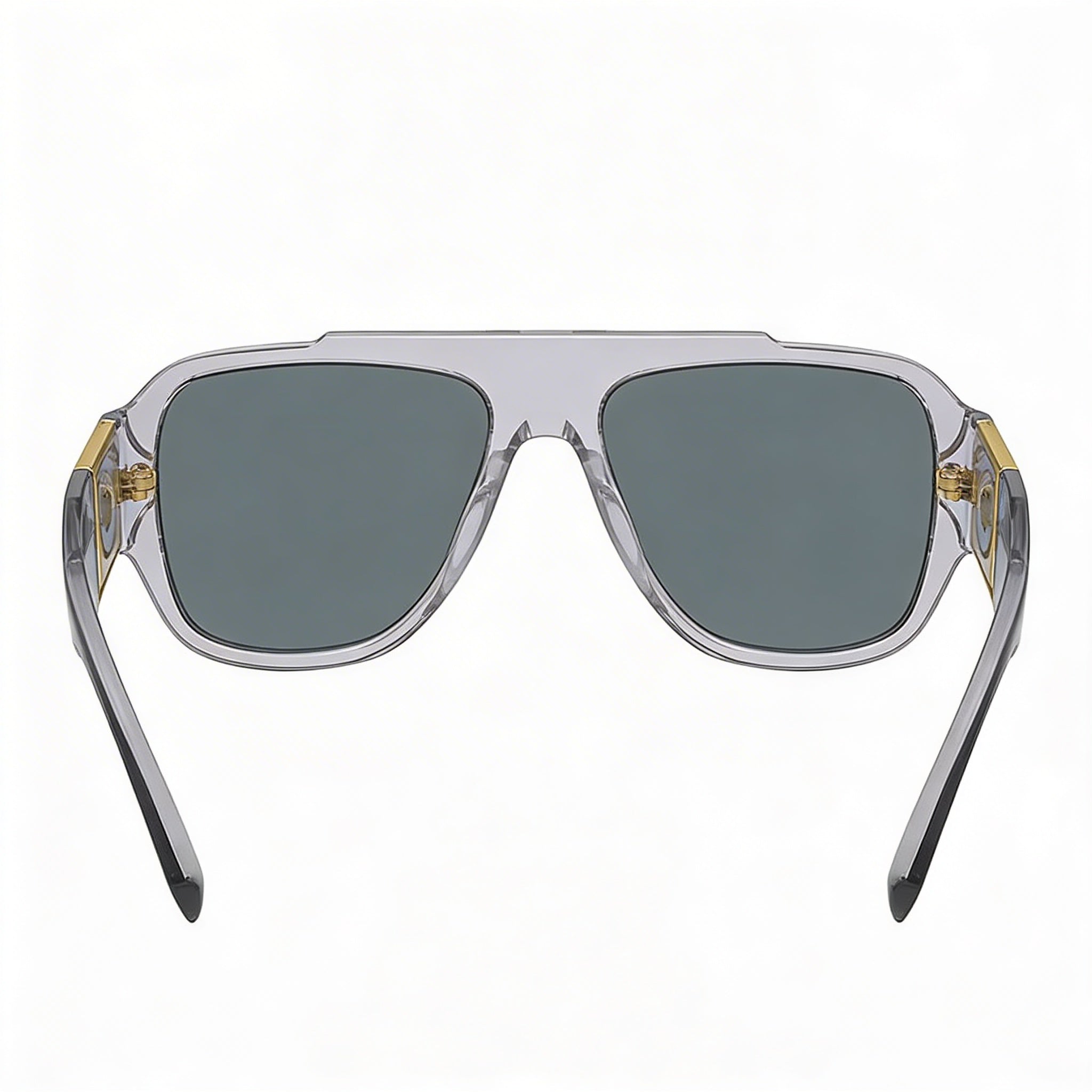 Versace Modern Women's Transparent Grey Molded Plastic UV Protection Non-Polarized Sunglasses 57mm, Photo 3