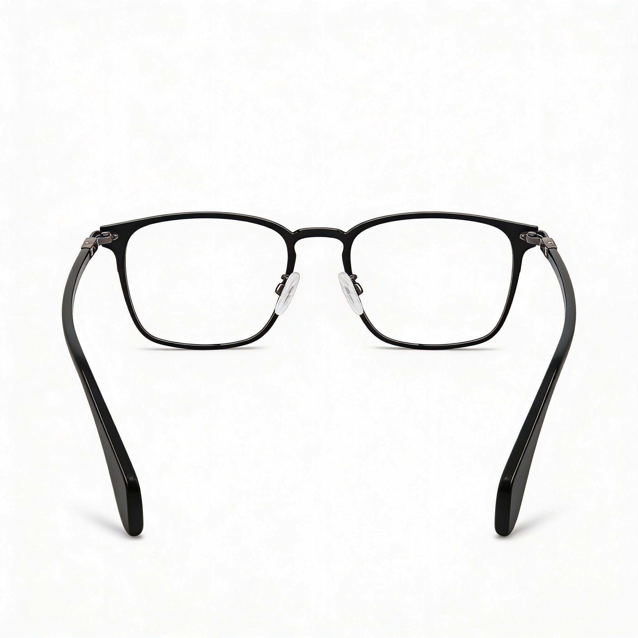 rag & bone Rnb 7015 Men's Matte Black Titanium Optical Eyeglasses with Clear Lenses, Lens Width 51mm, Photo 3