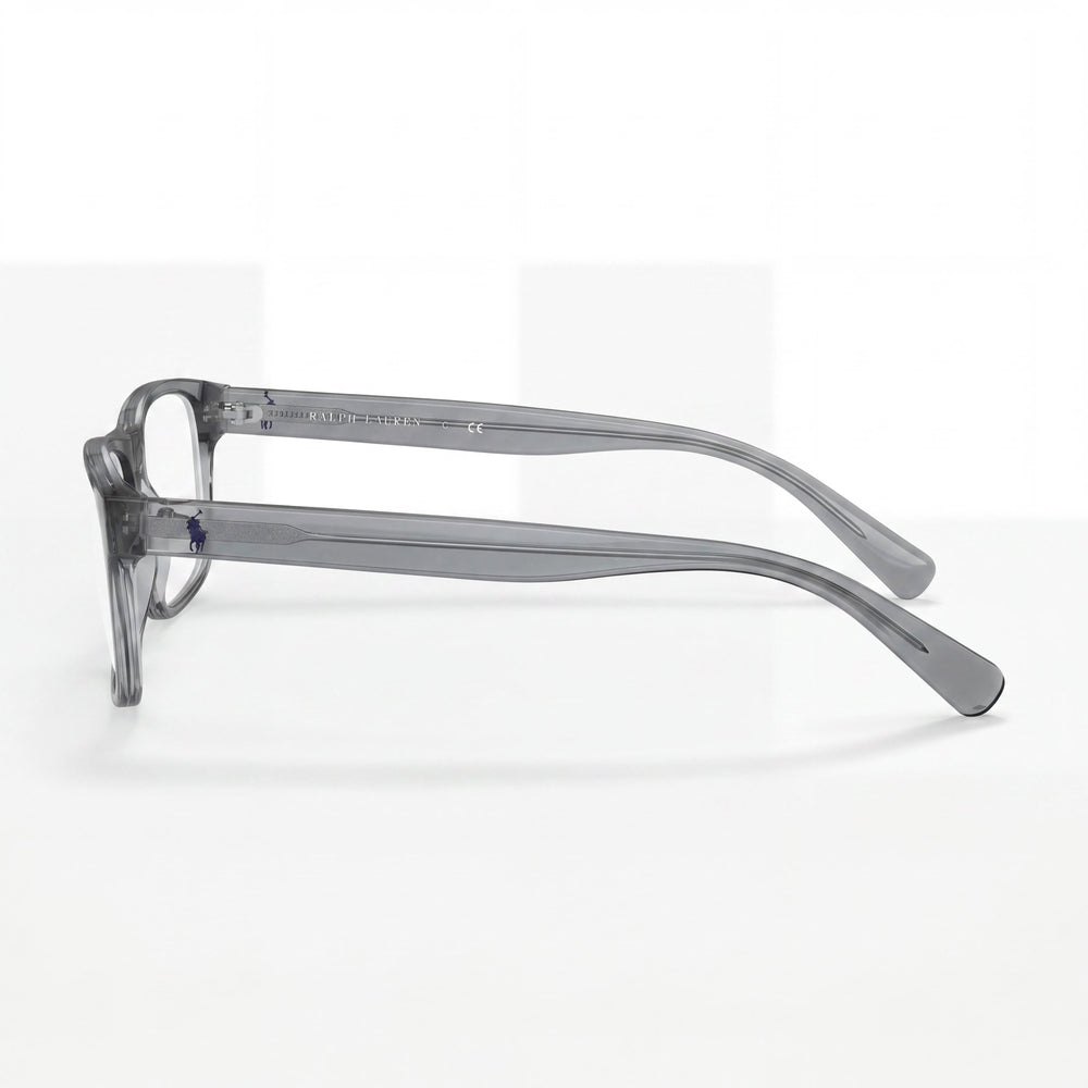 POLO RALPH LAUREN Ph2223 Men's Transparent Grey Plastic Eyeglass Frames 58mm