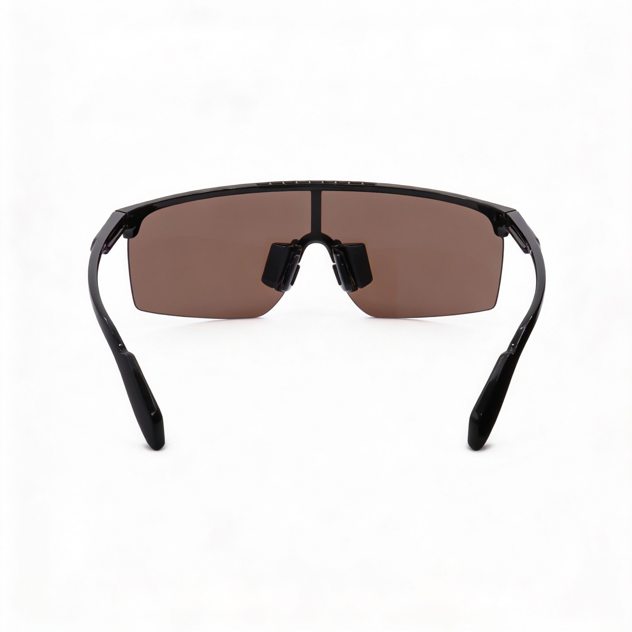 adidas Classic Men's Shiny Black TR90 Plastic Amber Non-Polarized 100% UV Protection Sunglasses 59mm, Photo 4
