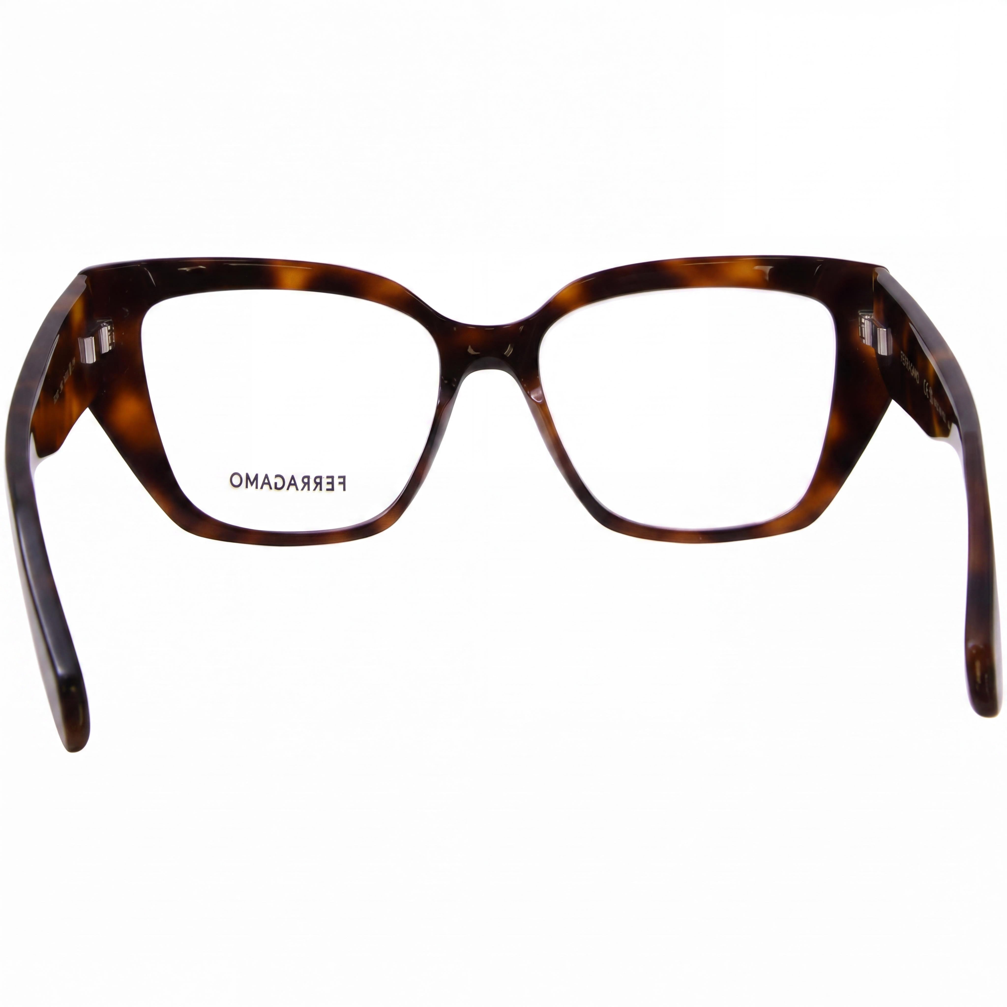 Ferragamo SF2972 Women's Eyeglasses, Tortoise Premium Cellulose Acetate Frame, 54mm Lens Width, Photo 4