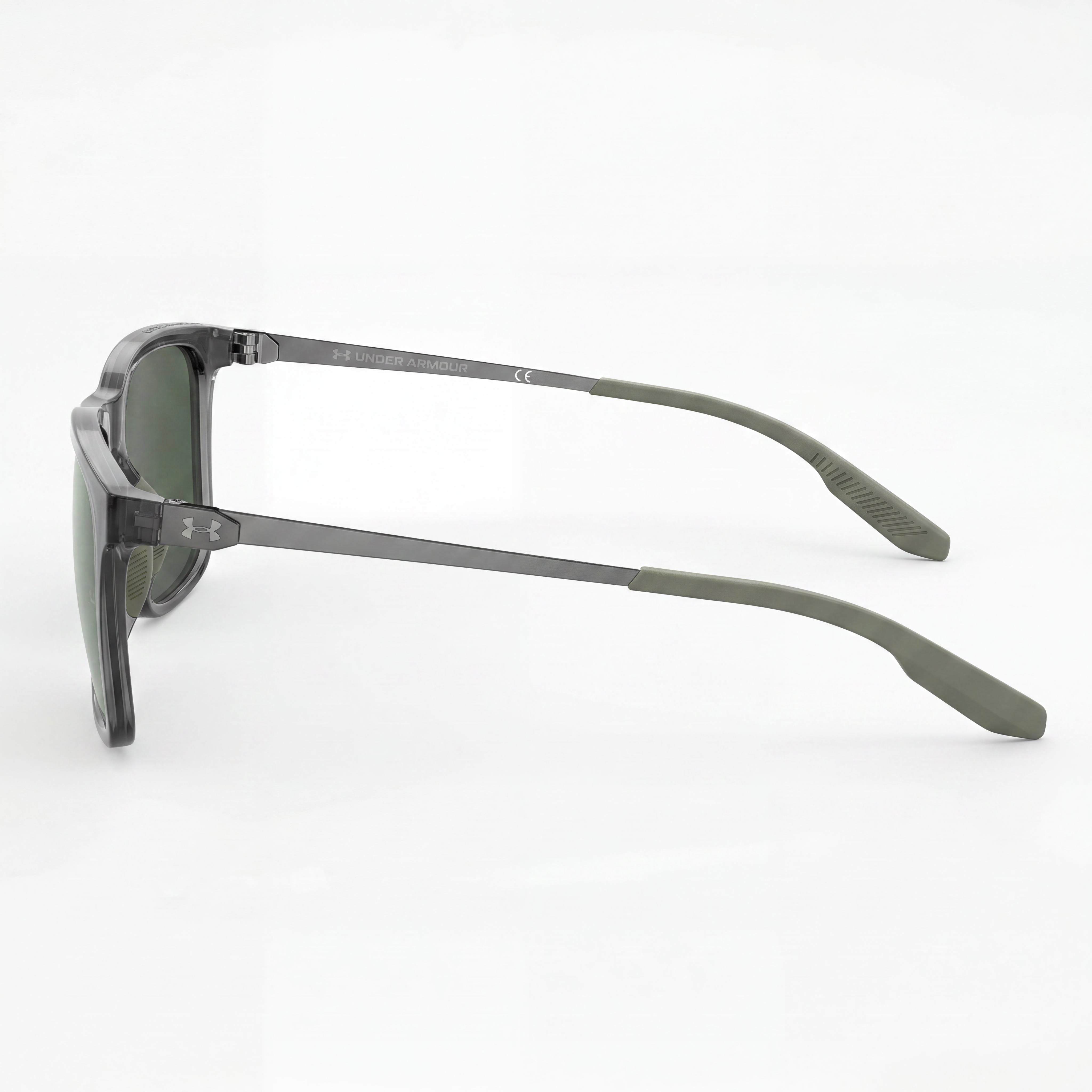 Under Armour Ua Reliance Men's TR90 & Stainless Steel Non-Polarized UV Protection Sunglasses Matte Dark Ruthenium Green 56mm, Photo 3