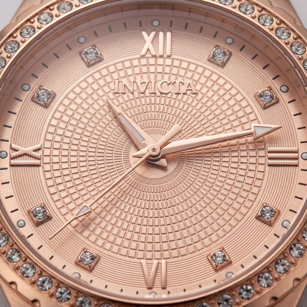 Reloj Invicta Specialty 69221 de Cuarzo de Acero Inoxidable para Mujer, Esfera Oro Rosado, Resistente al Agua 33mm