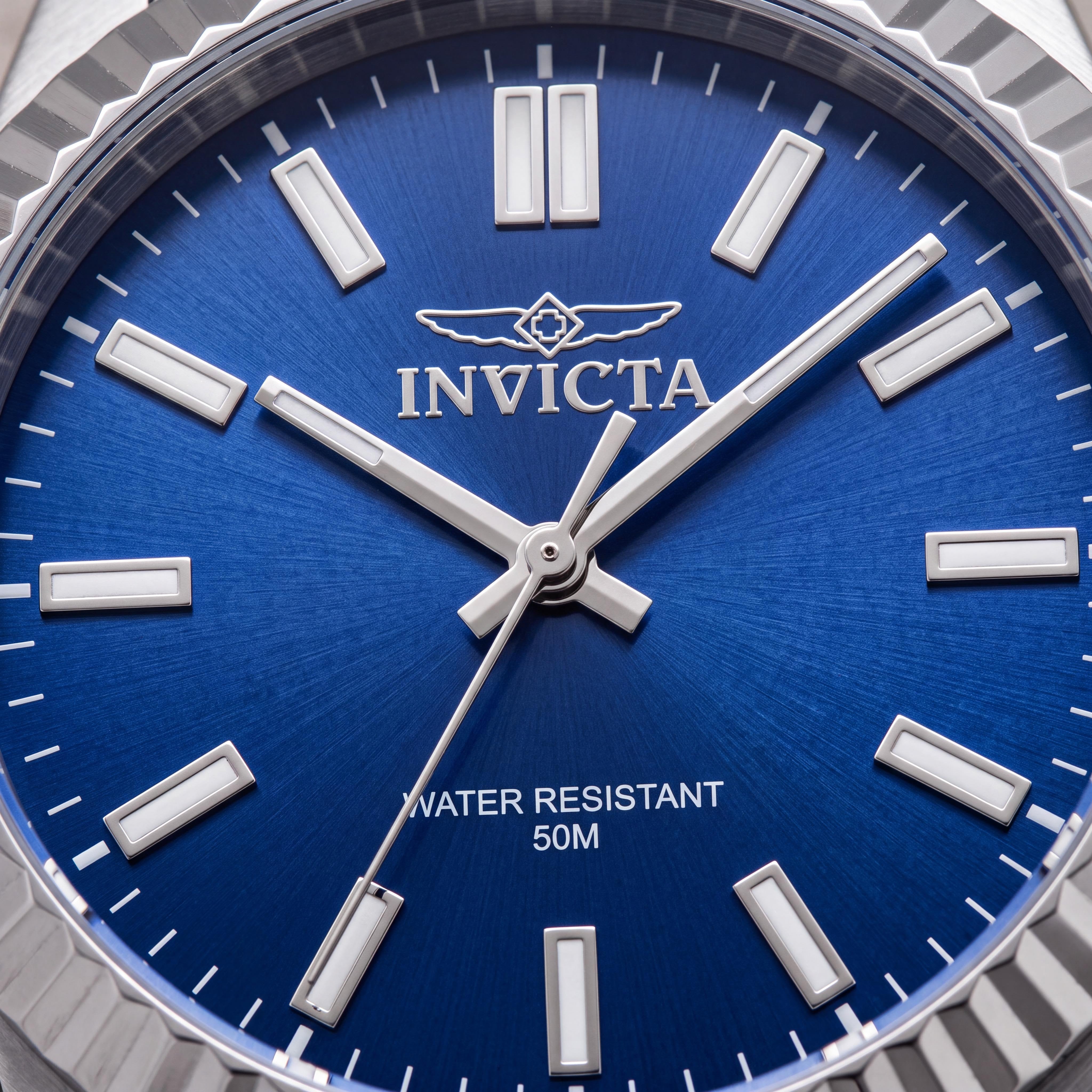 Invicta Specialty 47481 Unisex Blue Dial Quartz Stainless Steel Bracelet Watch 43mm Water Resistant, Photo 2