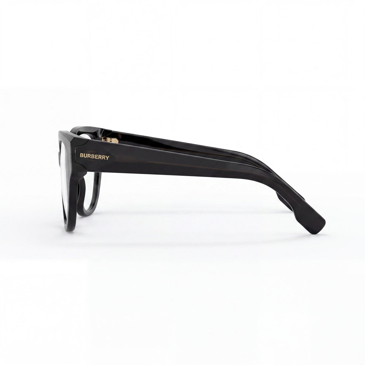 BURBERRY Be 2421f Unisex Eyewear with Grey Frame and Brown Material, Clear Lenses, 53mm Lens Width, Photo 3