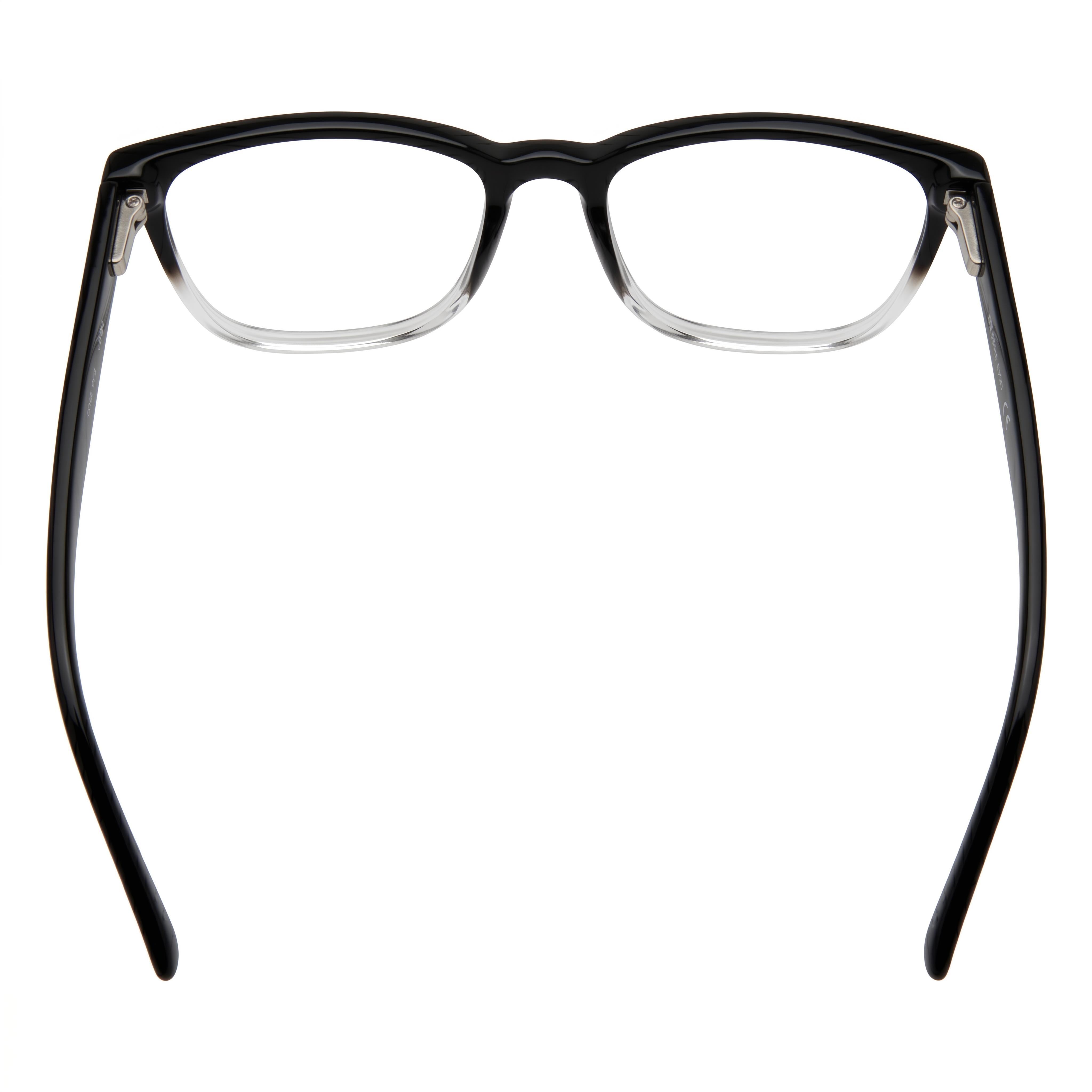 Chesterfield Ch 110xl Men’s Black Crystal Plastic Frame with Clear Lenses 57-17-150, Photo 2