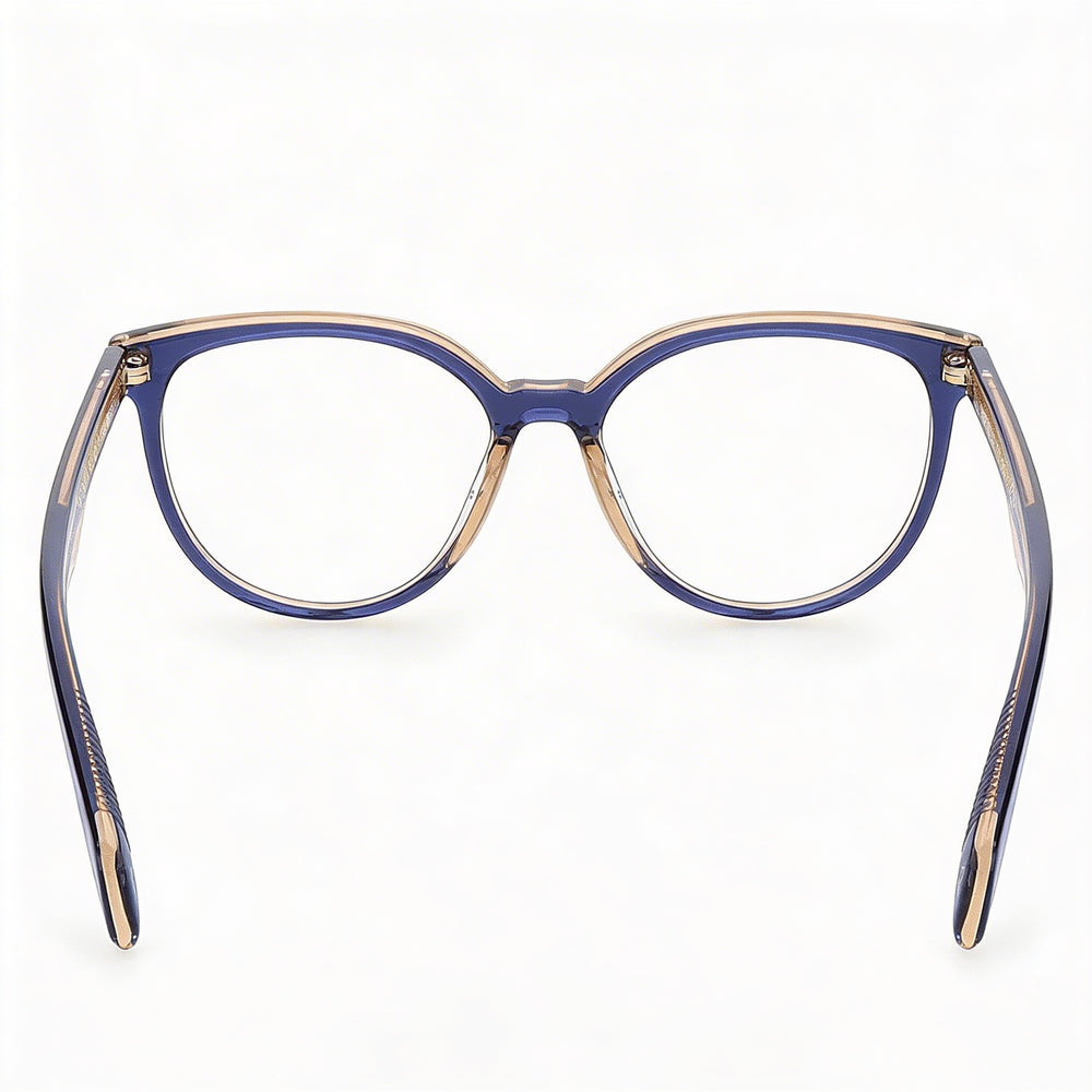 Gafas de mujer rag & bone Rnb3029 con montura de acetato negro y lentes de policarbonato transparente de 50 mm
