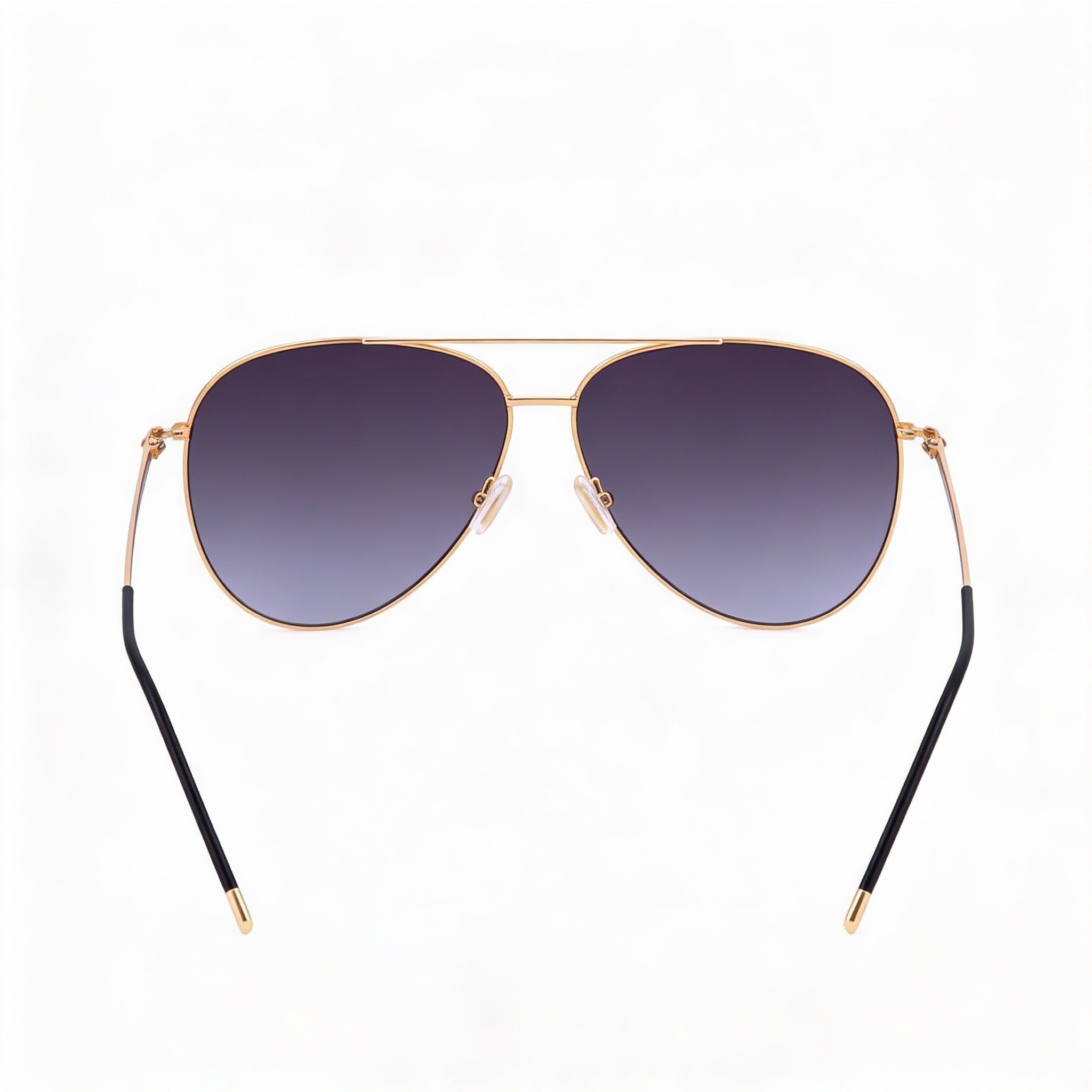 Hugo Boss Classic Women's Rose Gold Stainless Steel Non-Polarized Dark Grey Shaded Sunglasses 60mm, Photo 4