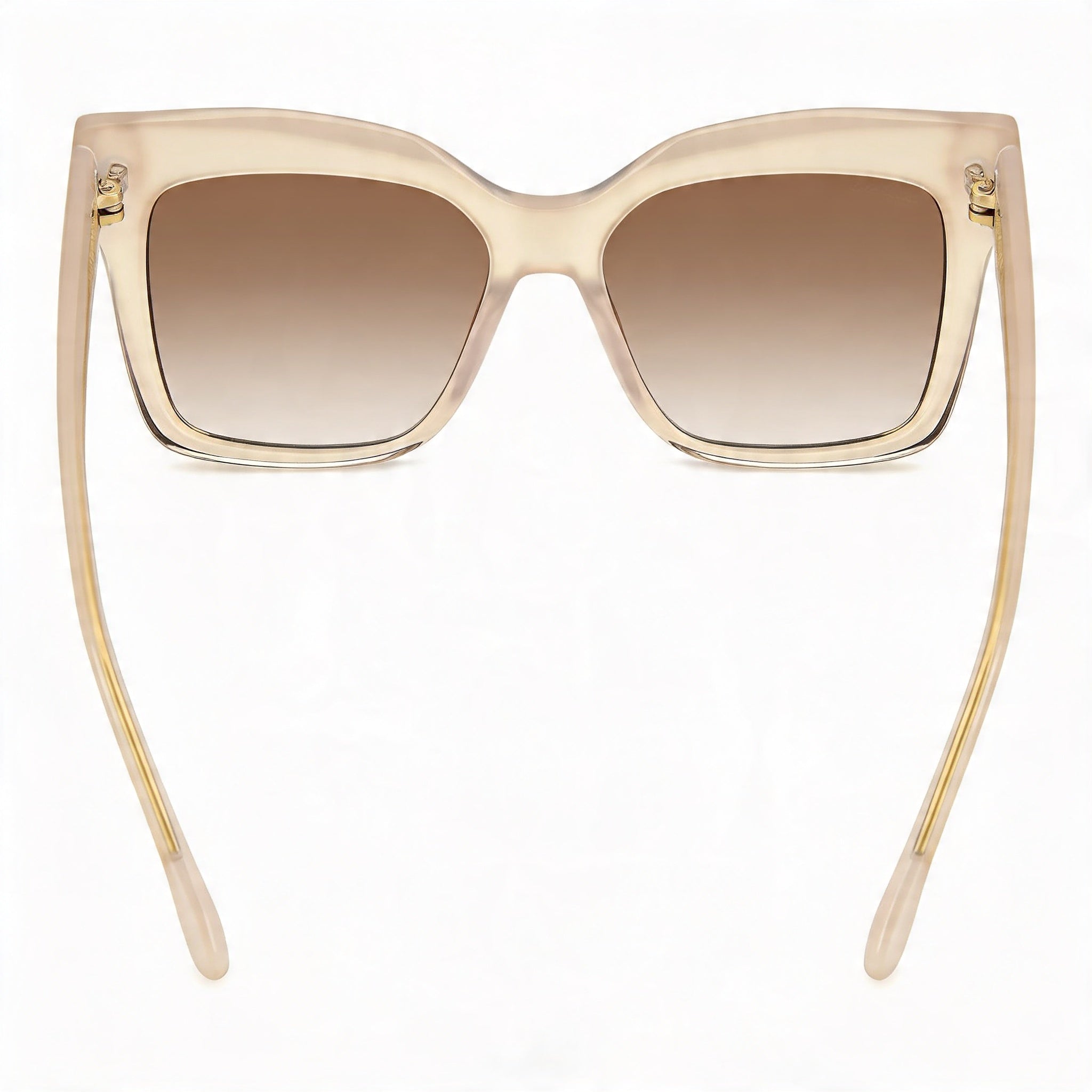 Carrera Casual Women's Sunglasses, Ivory Acetate Frame, Brown Shaded Polycarbonate Lenses, 54mm Lens, Photo 3