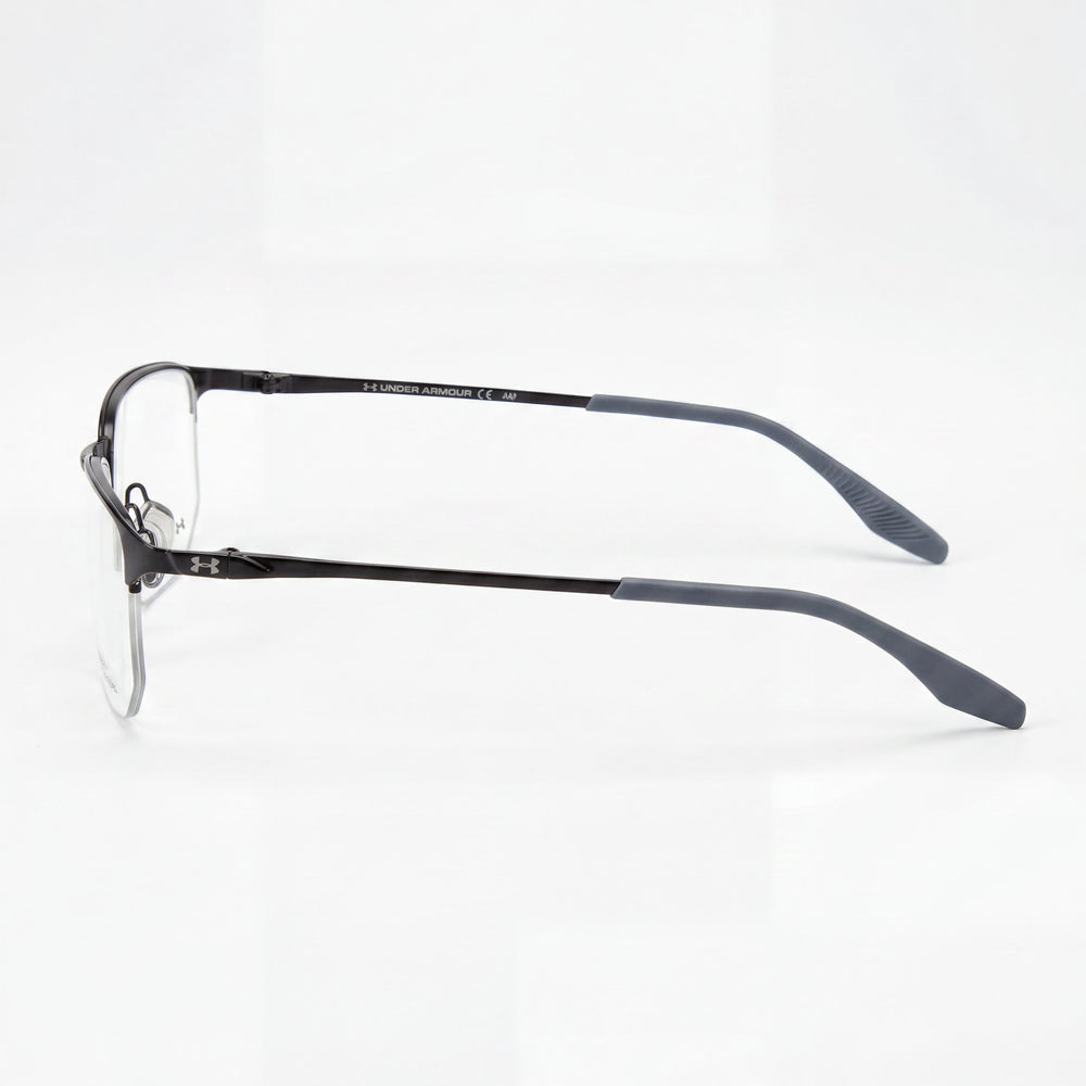 Under Armour Modern Unisex Stainless Steel Frame Polycarbonate Lens Matt Black Sunglasses 56mm