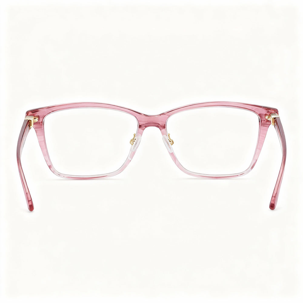 Longchamp LO2659 Men's Casual Square Plastic Eyeglasses with Non-polarized Polycarbonate Lenses, Striped Rose, 51mm