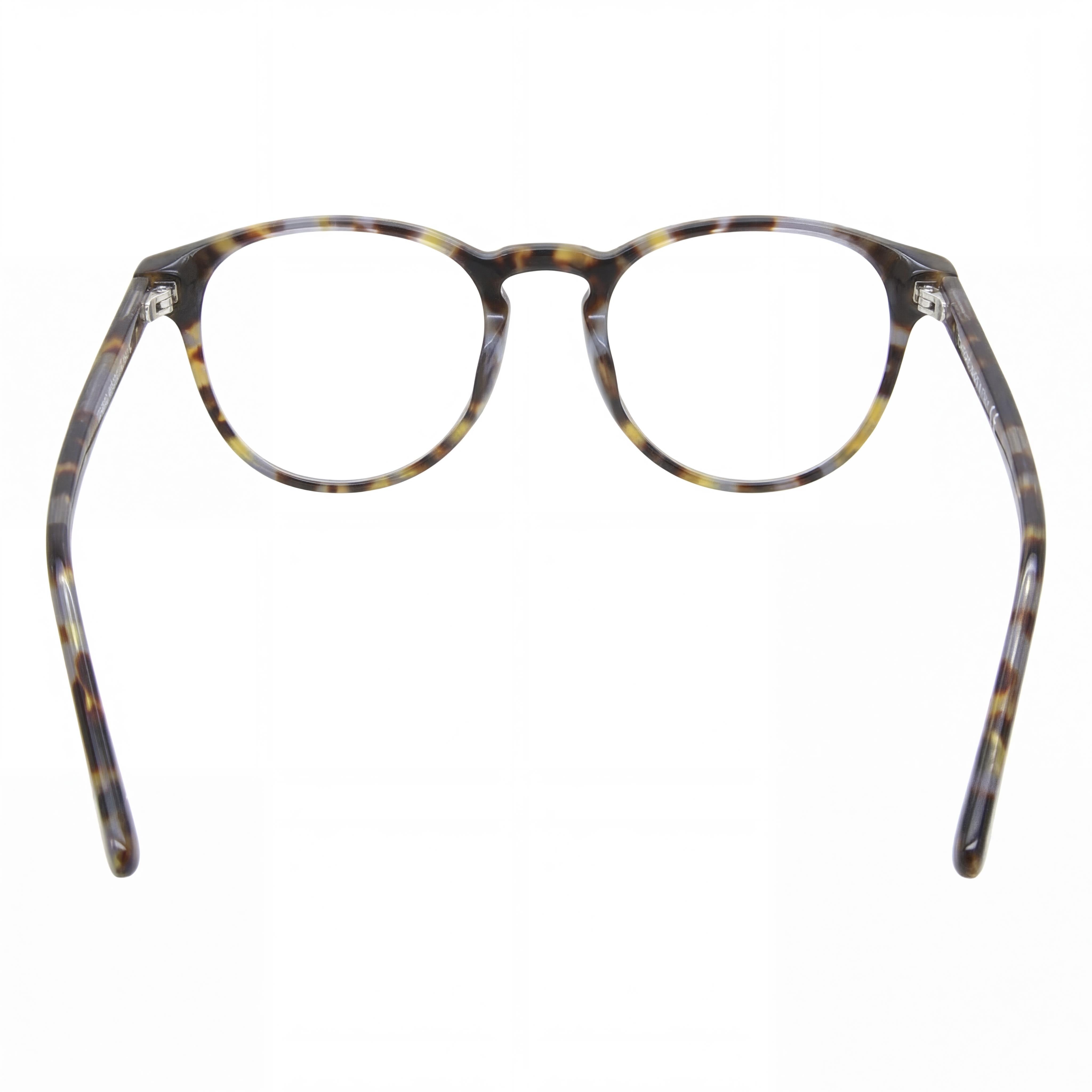 Tom Ford Ft5803-b Men's Shiny Vintage Grey Havana Blue Pantographed Plastic Eyeglasses 51mm, Photo 2