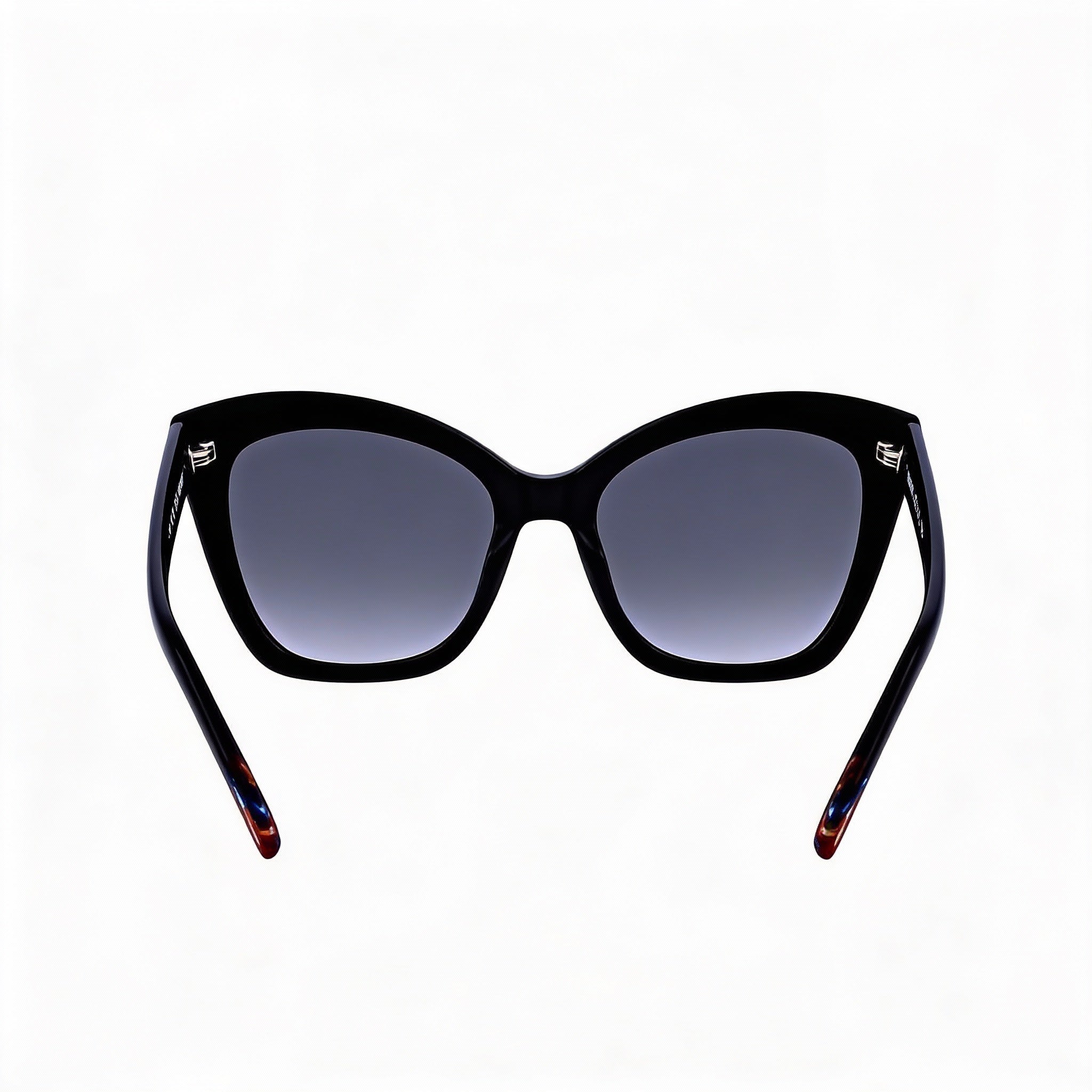 Missoni Classic Women's Acetate Cat Eye UV Protection Black Gradient Grey Frame Dark Grey Shaded Lens 54mm Sunglasses, Photo 3