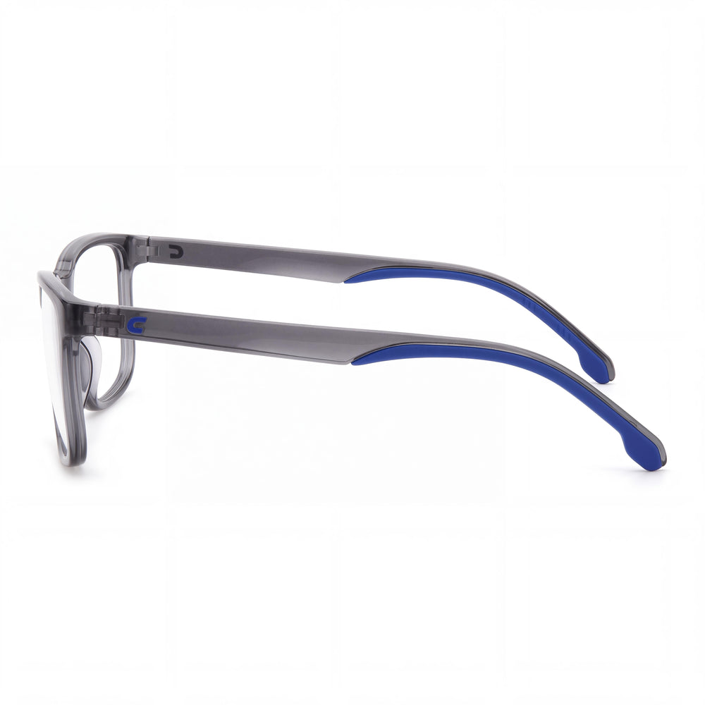 Carrera 8894 10754509V5517 Unisex Montura de Poliamida Gris Azul, Lentes Grises Degradadas Azules No Polarizadas con Protección UV 55mm