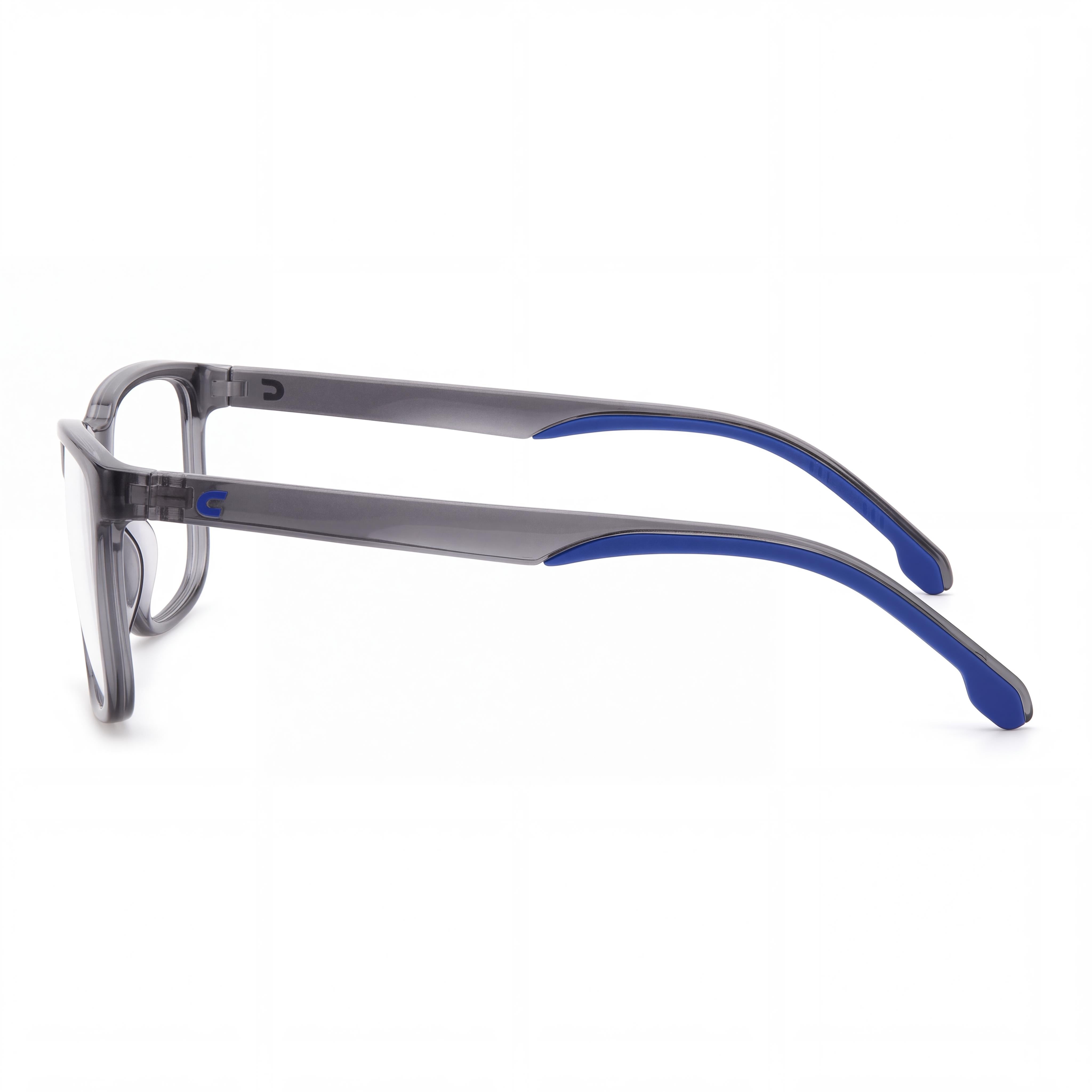 Carrera 8894 10754509V5517 Unisex Grey Blue Polyamide Frame, Grey Gradient Blue Non-Polarized UV Protection Lenses 55mm, Photo 2