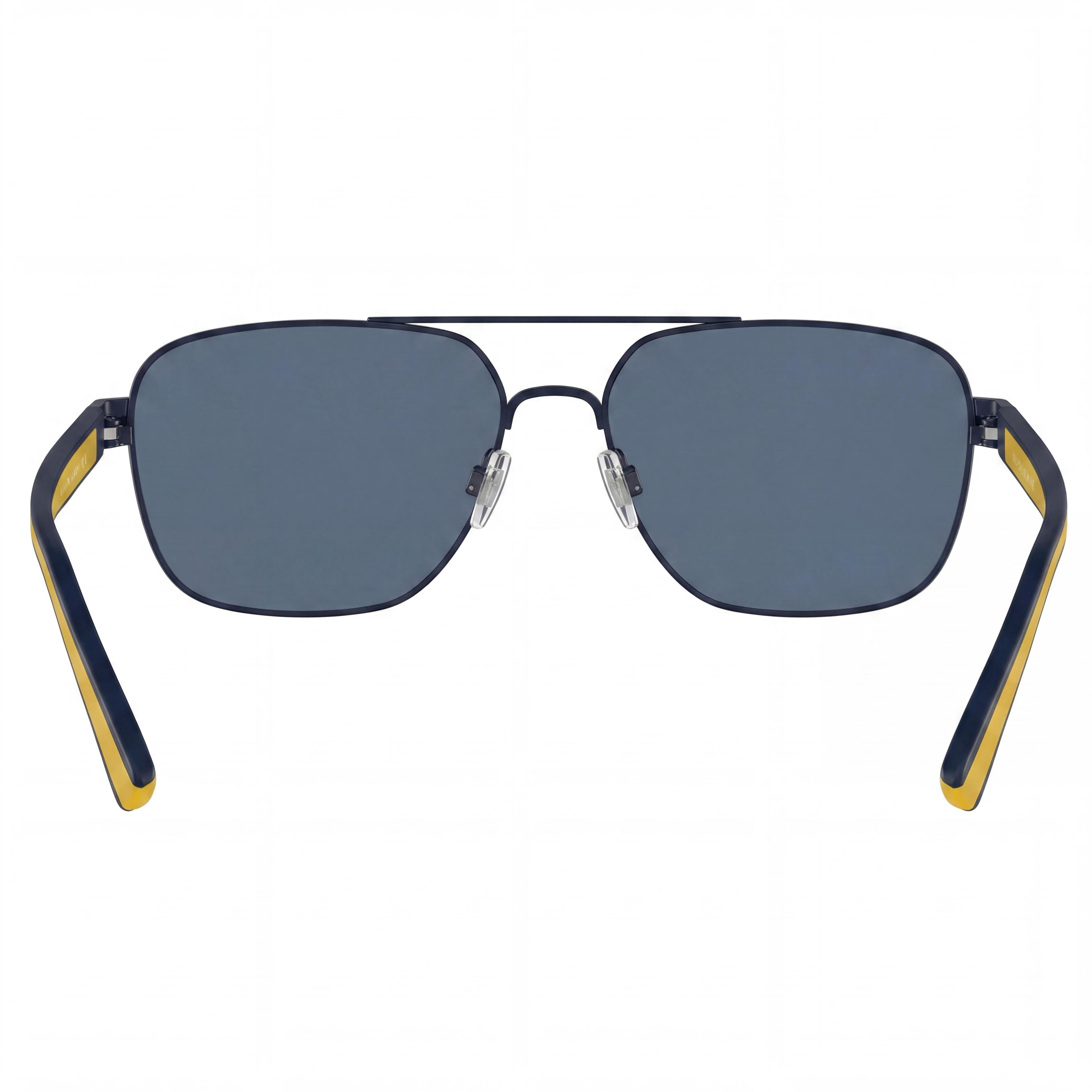 POLO RALPH LAUREN Ph3154 Gafas de Sol Cuadradas de Metal con Protección UV para Hombre, Montura Azul Marino Mate, Lentes Azul Oscuro 62mm, Photo 4