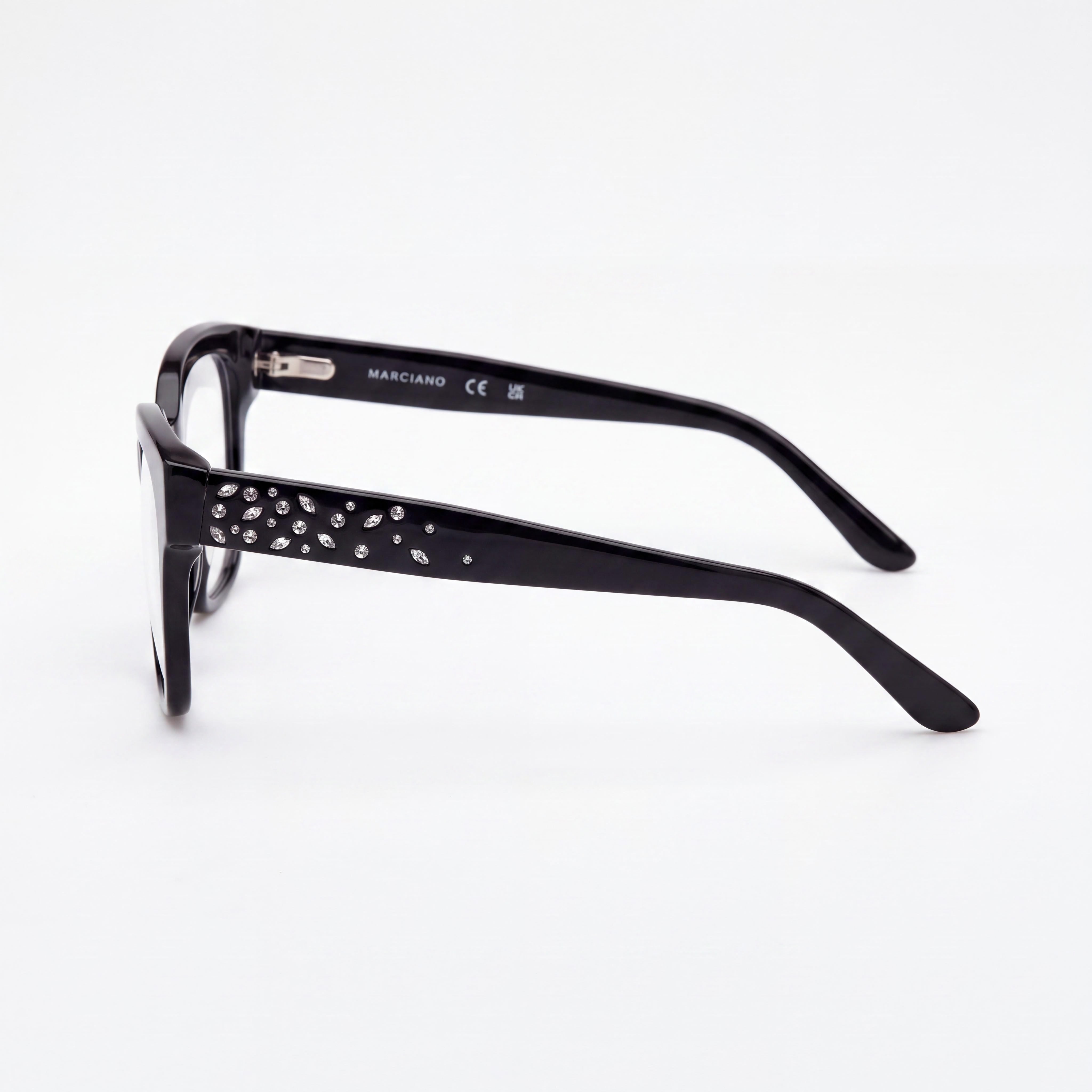 GUESS by Marciano Gm50017 Women's Shiny Black Plastic Eyewear 52/19/140, Photo 2