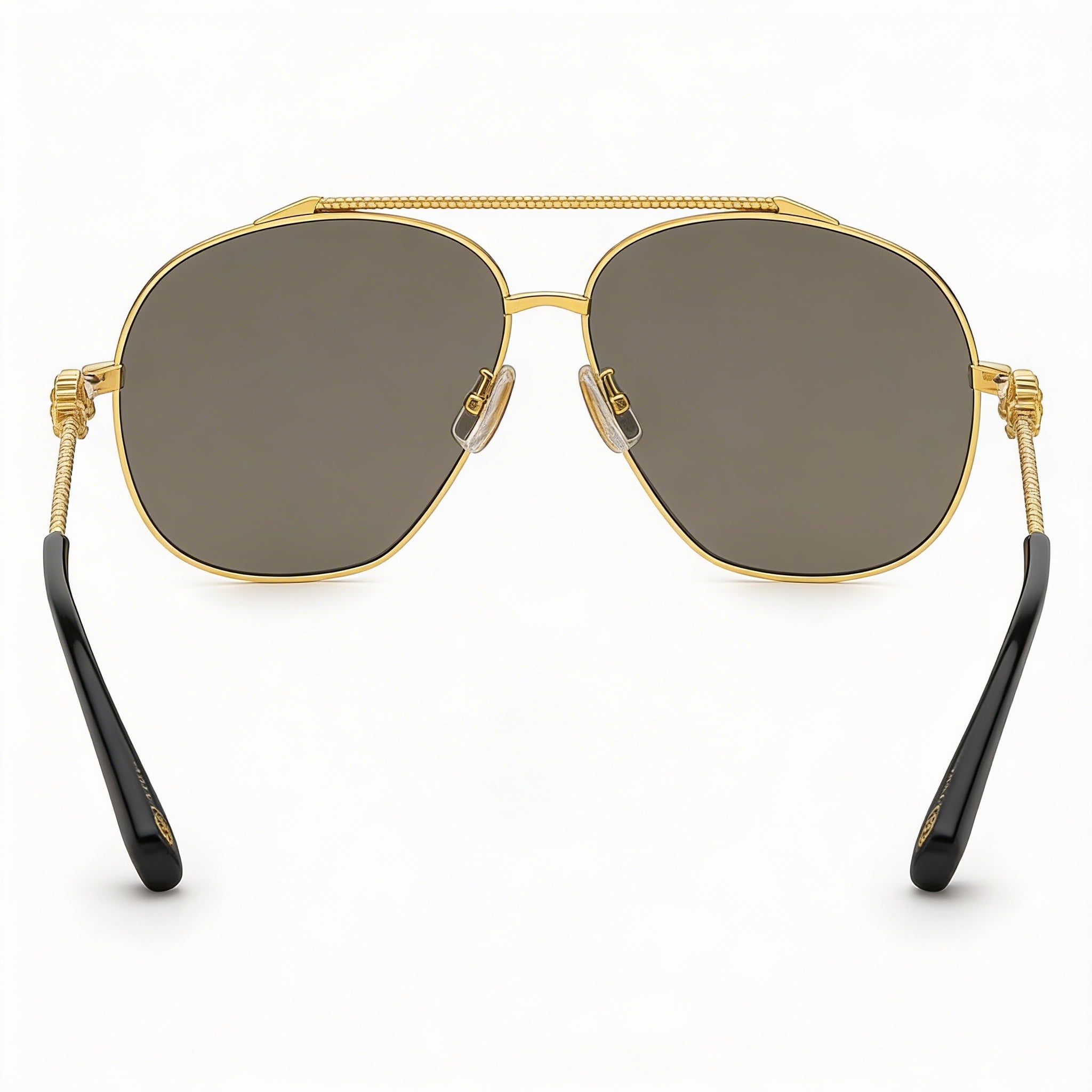 Gafas de sol unisex Just Cavalli Src008v Navigator de acero inoxidable con protección UV 62mm Oro amarillo, Photo 4