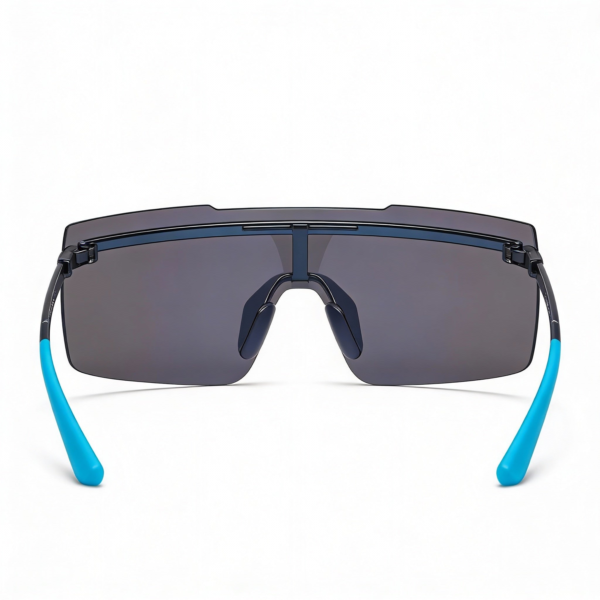 Nike Classic Unisex Blue Metal Frame Road Tint Anti-Fog Anti-Reflective 100% UV400 Protection Sunglasses, Photo 3