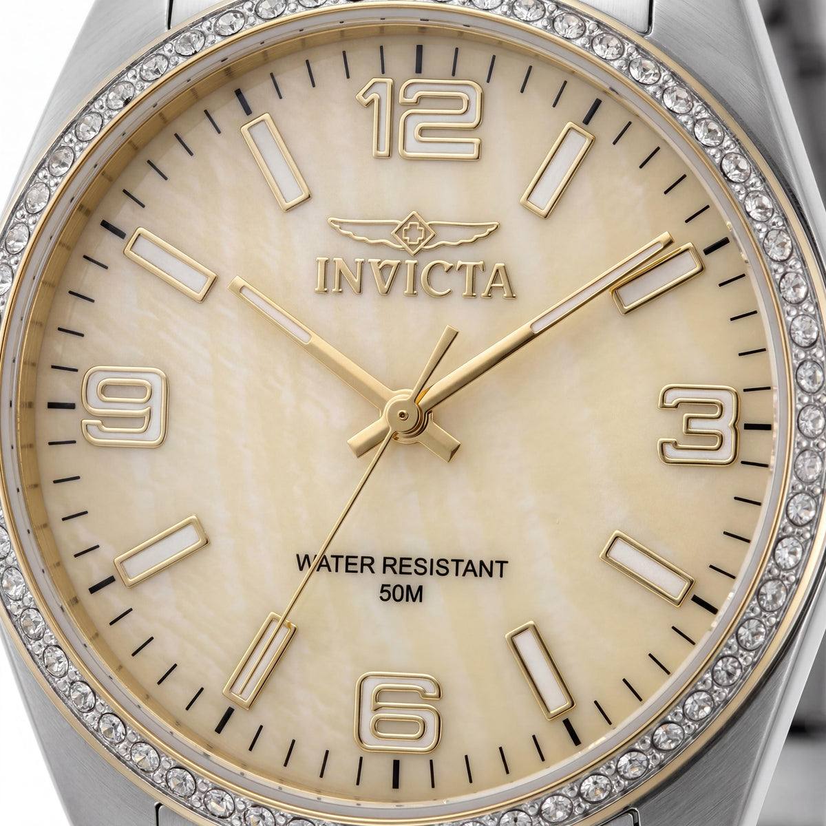 Invicta Specialty 50135 Reloj de pulsera de cuarzo de acero inoxidable para mujer, caja de 38 mm, resistente al agua 5 ATM, Photo 2
