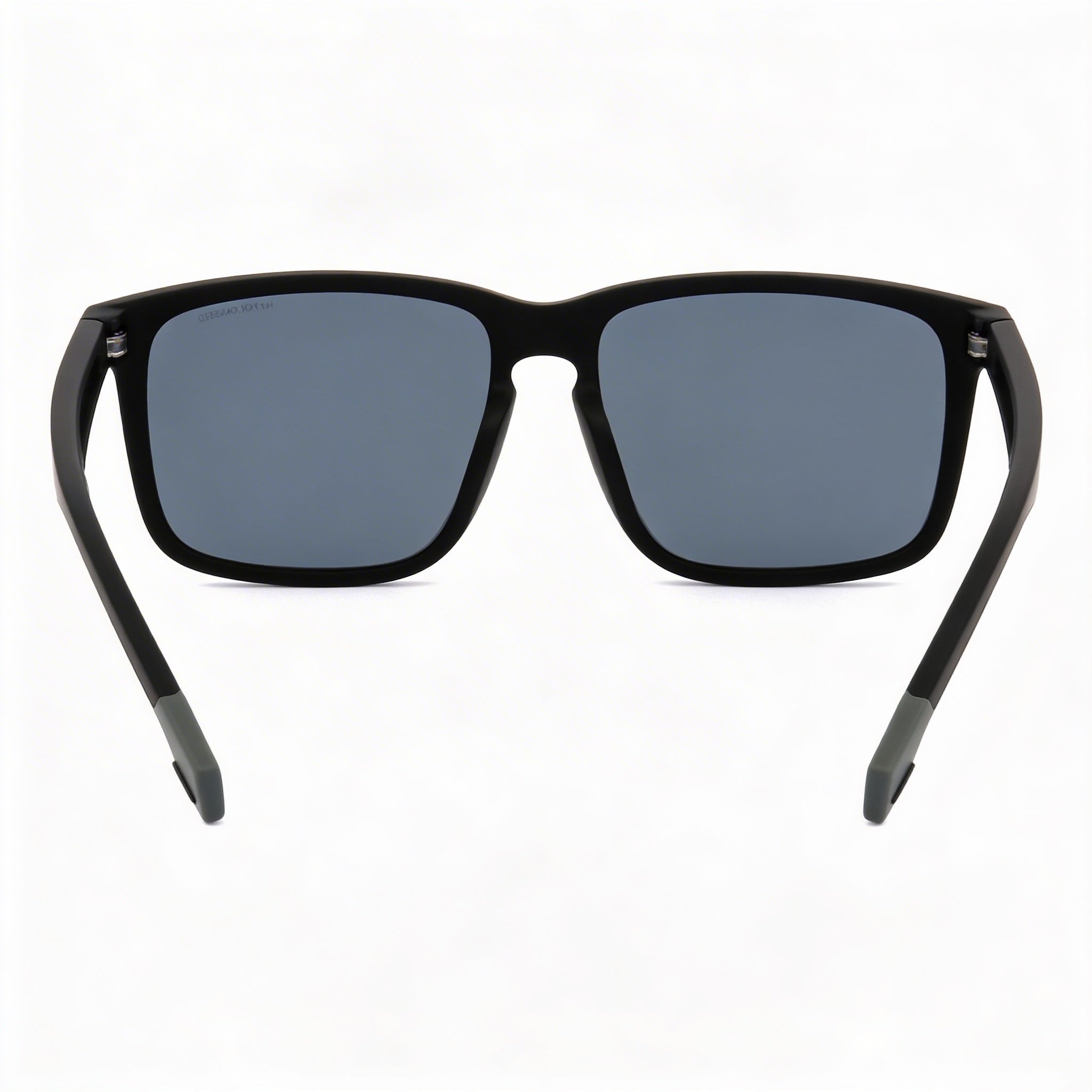 Hugo Boss Contemporary Unisex Matte Black Grey Frame Dark Grey Lens Polycarbonate Non-Polarized 59mm, Photo 4