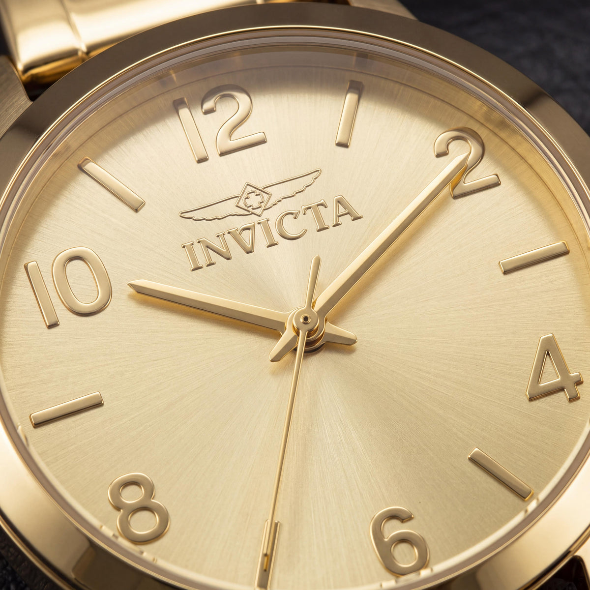 Invicta Wildflower 47271 Unisex Oro Dial Acero Inoxidable Correa Cuarzo 3 Bares Resistente al Agua Reloj 34mm, Photo 2