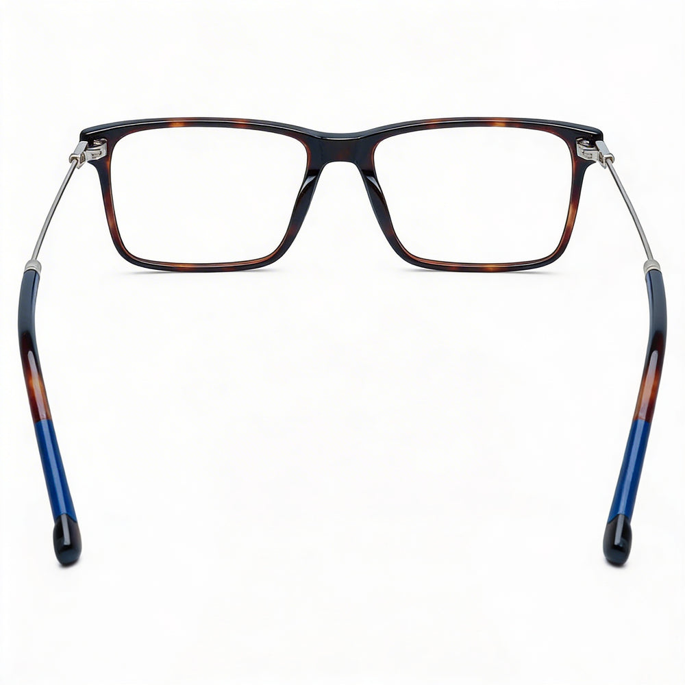 Hackett Men's Casual Multicoloured Acetate Frame Eyewear with Clear Glass Lenses 53mm