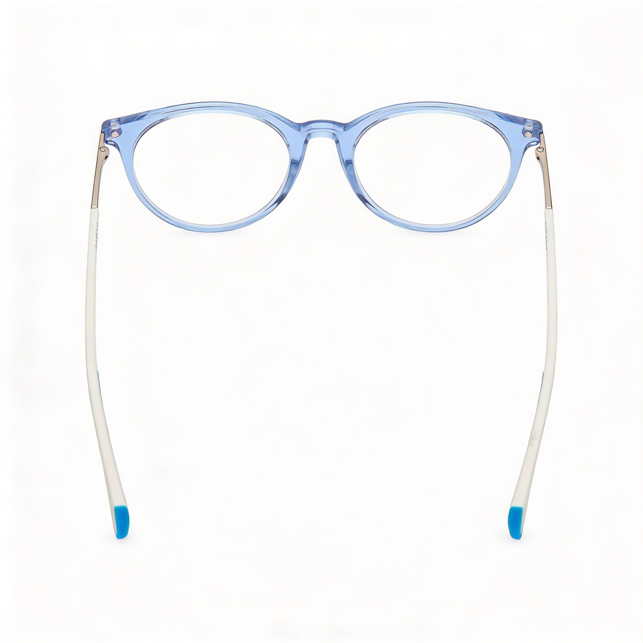 Adidas Or5073 Unisex Plastic Eyeglasses Light Blue White 51-18-145 Transparent Demo Lenses Prescription Ready, Photo 3