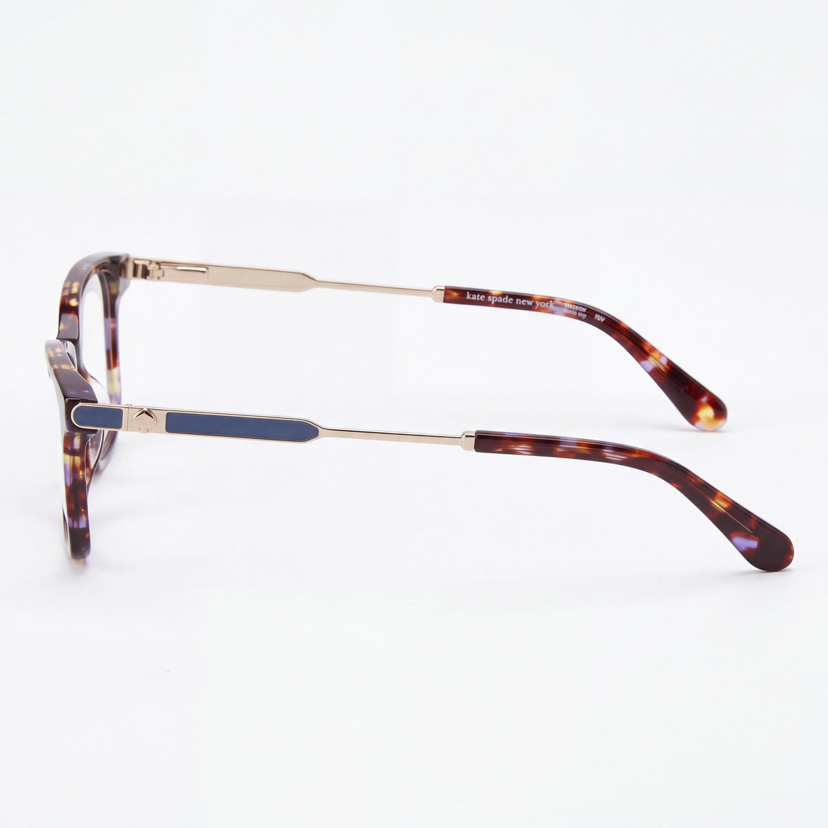 Gafas de sol unisex Kate Spade New York Melody G de acetato, color azul habana, 51 mm, Photo 3