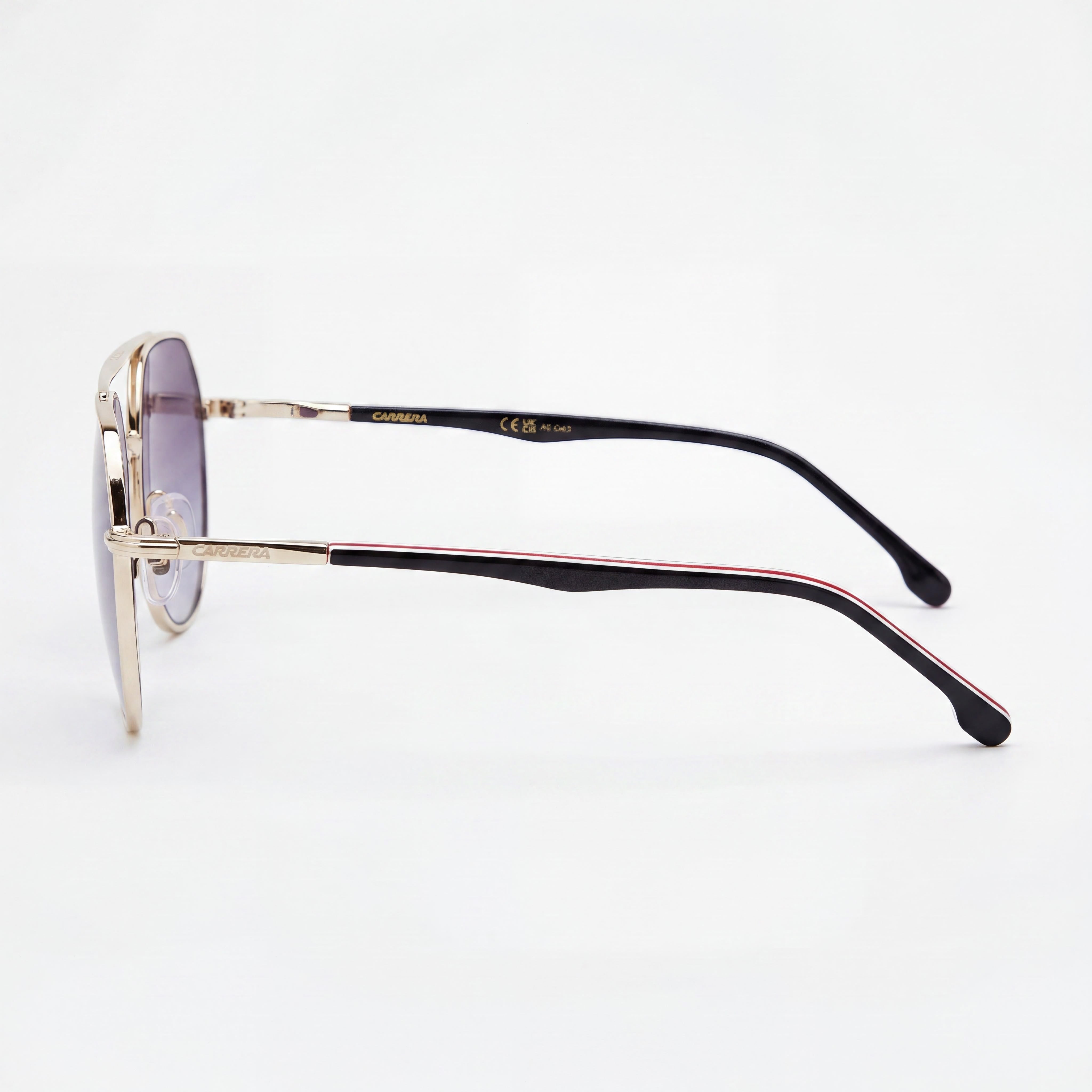 Gafas de sol cuadradas Carrera 303/S Oro Negro Unisex, 53mm, Photo 3