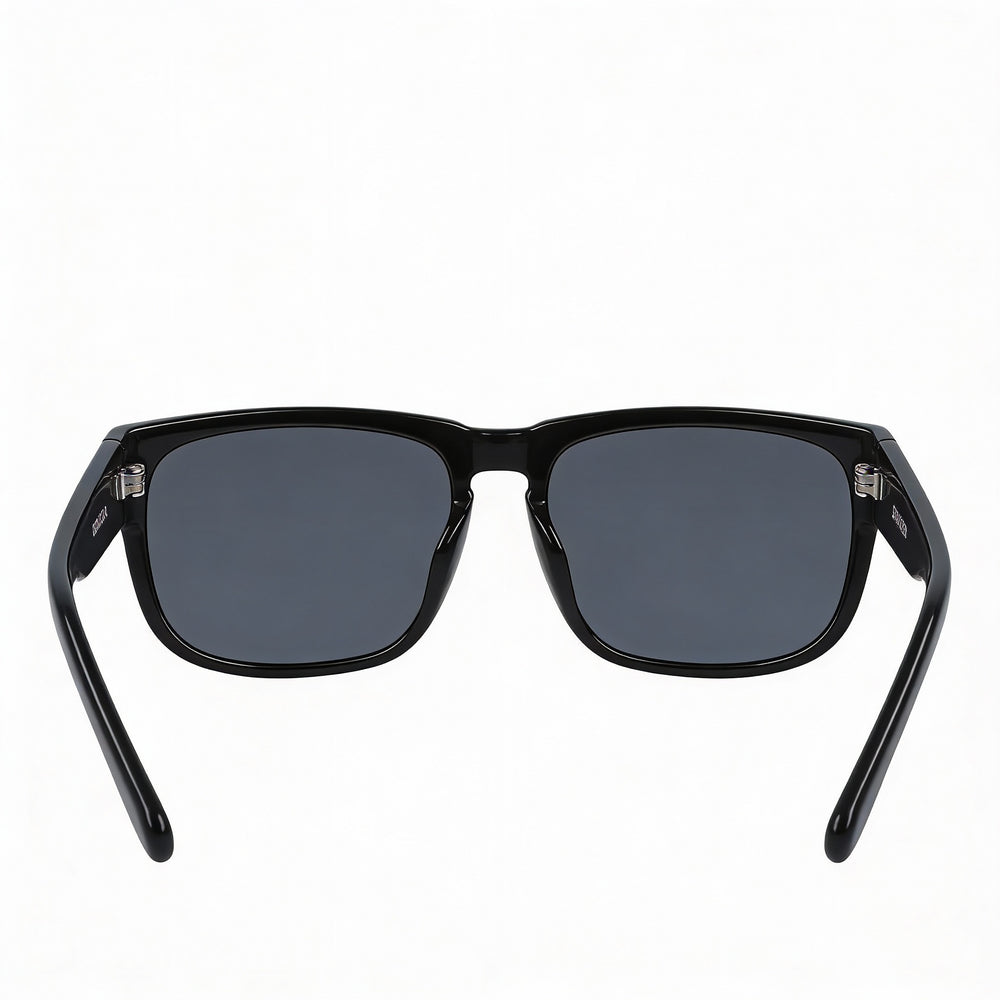 Dragon Alliance DR RUNE Unisex Shiny Black Smoke Lens 100% UV Protected 58mm Sunglasses