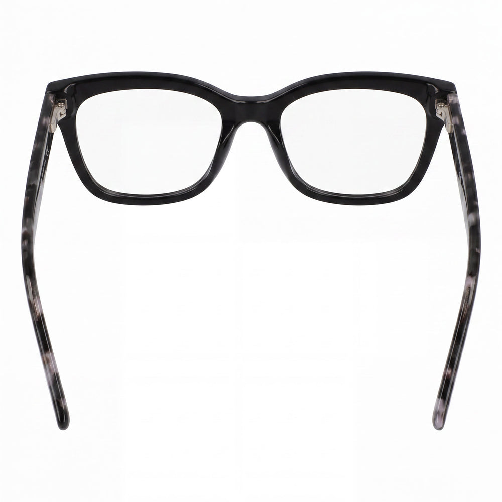 DKNY Dk5068 Women's Black Crystal Injected Frame Optical Frames with Polycarbonate Lenses 52-19-140