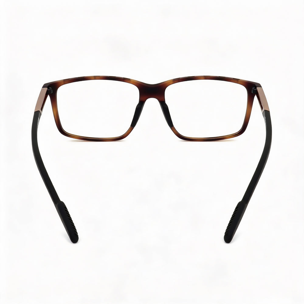 Gafas oftálmicas adidas Casual para hombre, color Havana oscuro, con lentes de policarbonato transparente, talla 57-16-145