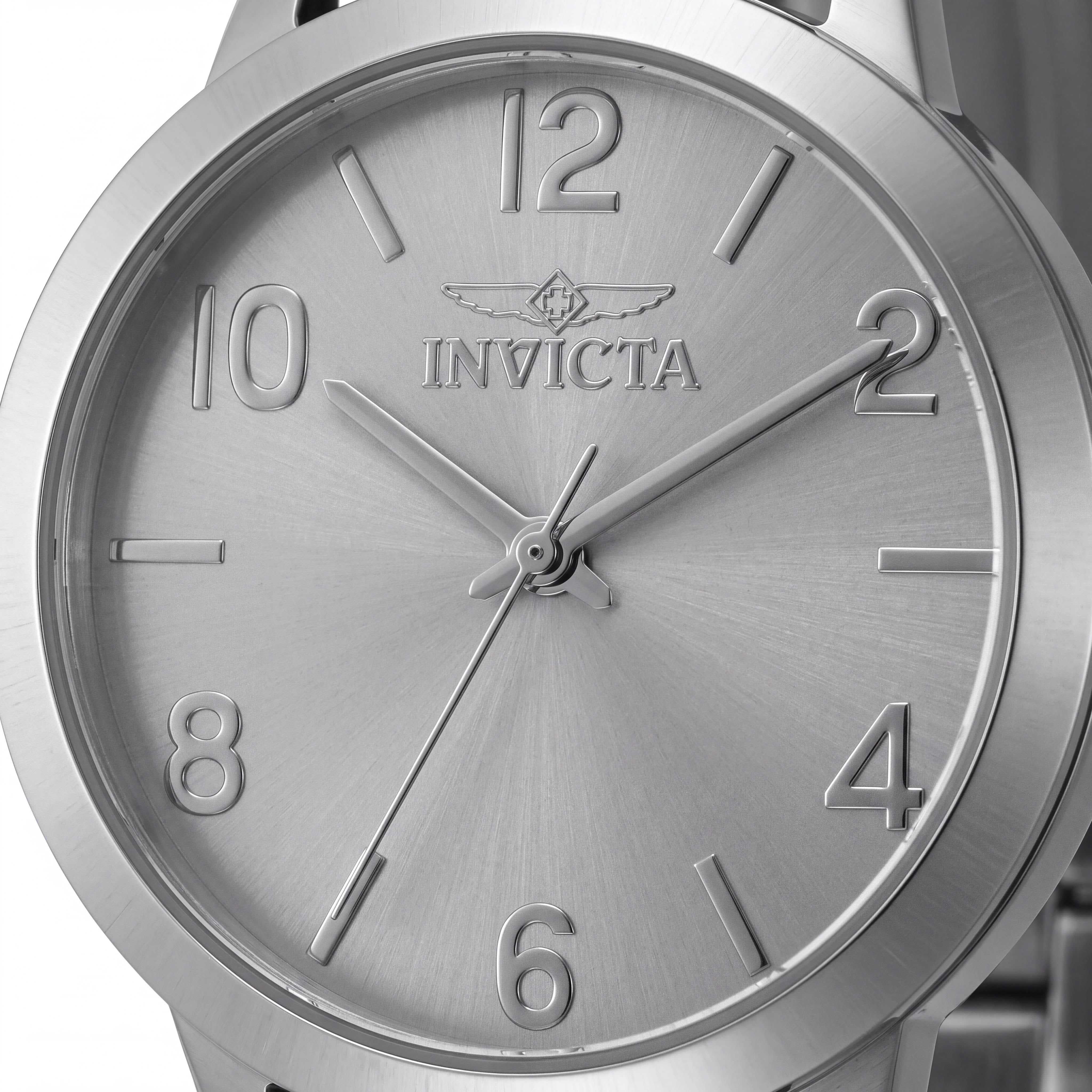 Invicta Wildflower 47270 Reloj de Cuarzo Unisex de 34 mm, Acero Inoxidable, Esfera Plateada, Correa con Diseño, Photo 2
