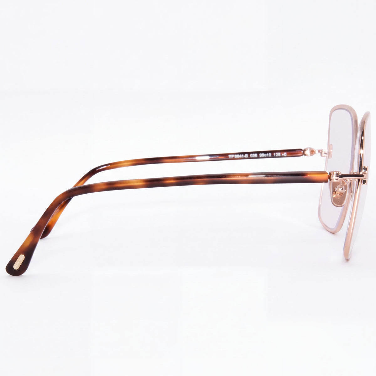 Tom Ford Women's FT5841-B Rose Gold Metal Blue-Light Block Eyeglasses 59mm, Photo 2