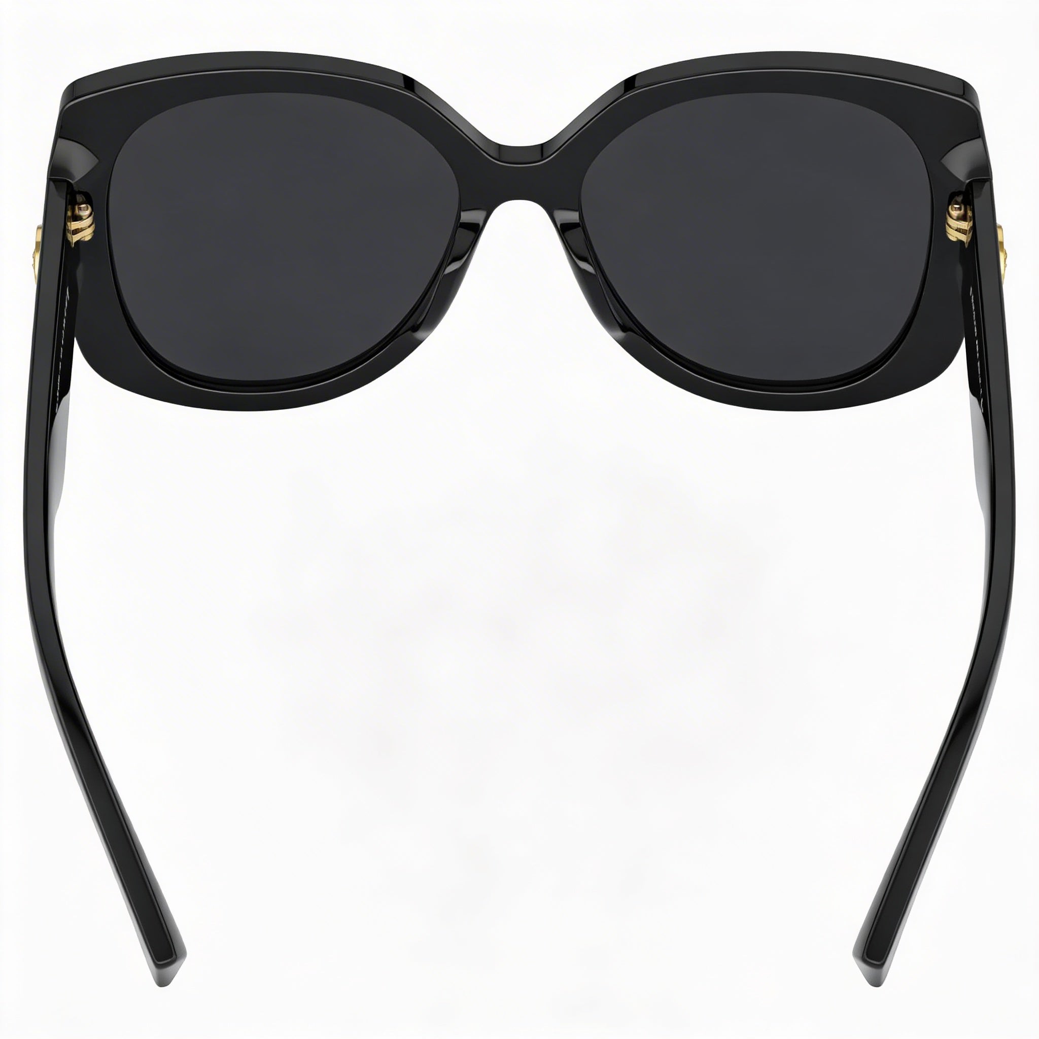Versace Casual Women's Black Grey Plastic UV 400 Prescription-Ready Sunglasses 56mm, Photo 4