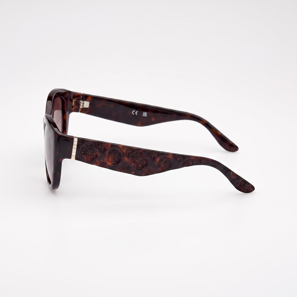 GUESS Moderne Women's Dark Havana Plastic Frame Gradient Brown Polycarbonate Lens UV 400 Sunglasses 60-16-125