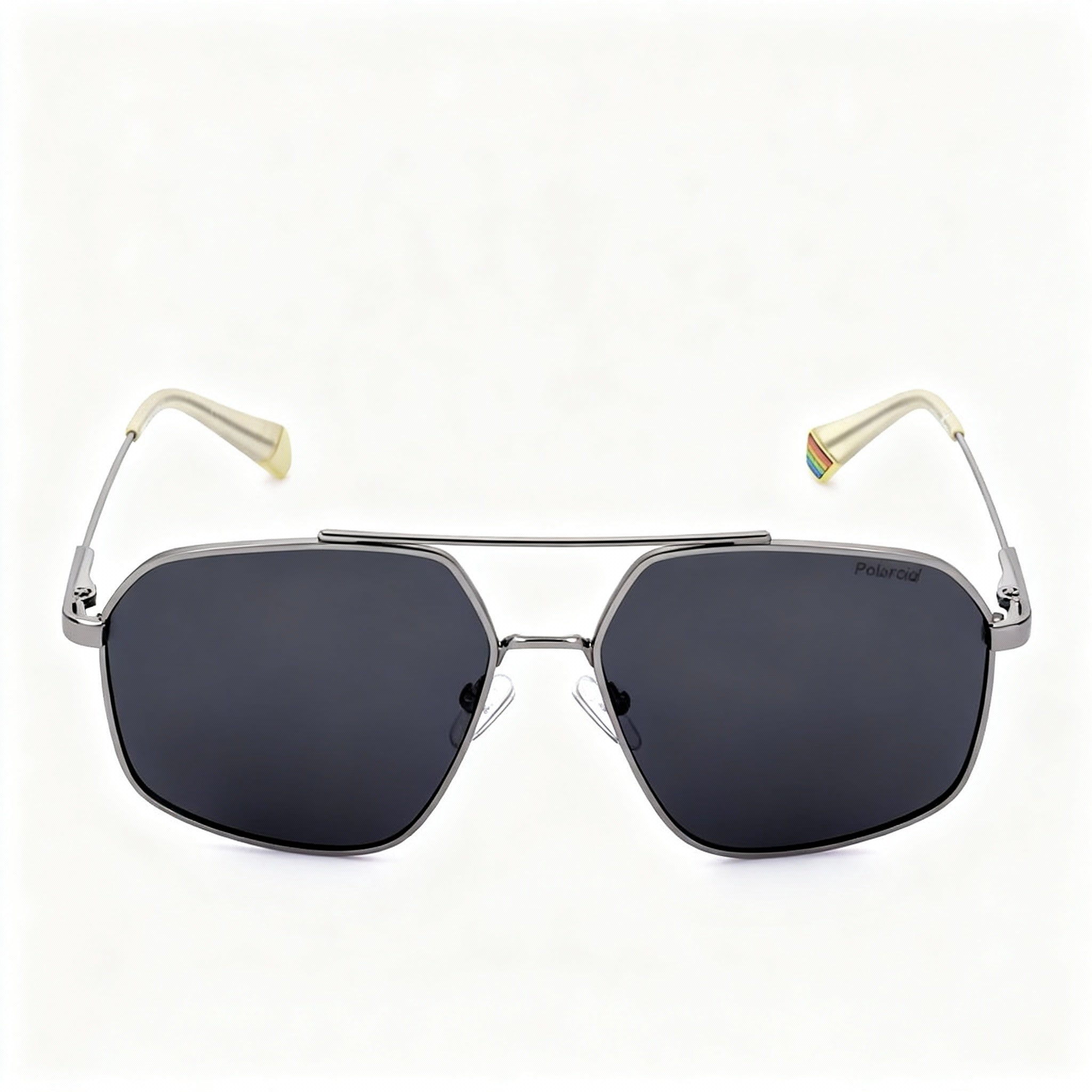 Polaroid Pld 6173/S Unisex Stainless Steel Ruthenium Gray Polarized Sunglasses 58mm, Photo 4