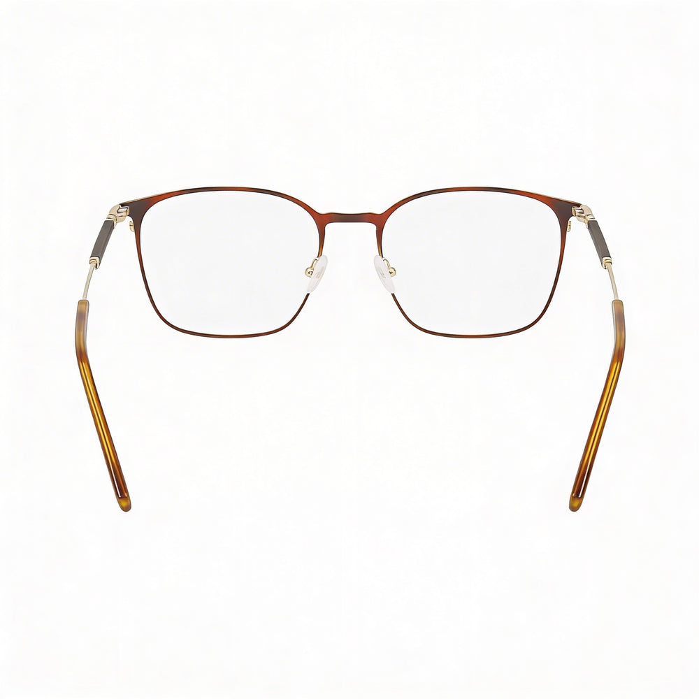 Salvatore Ferragamo Sf2566 Unisex Square Tortoise Gold Titanium Eyeglasses 54mm