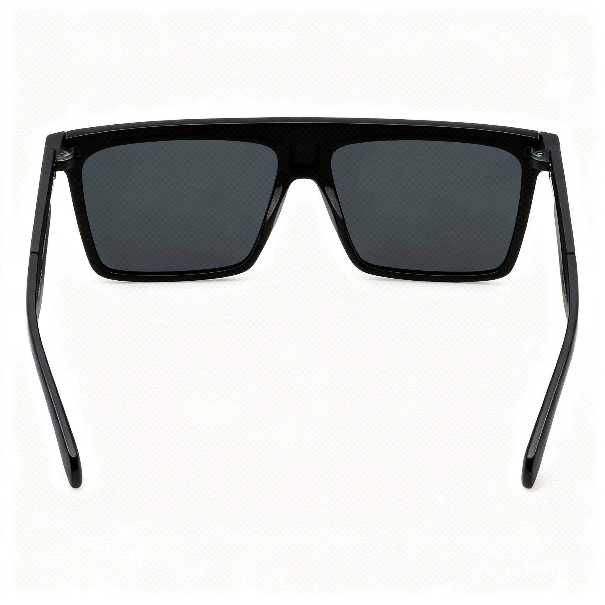 Fila Men's Casual Sunglasses - Injected Matte Black Frame, Smoke Polycarbonate Non-Polarized Lenses, 60mm, Photo 4