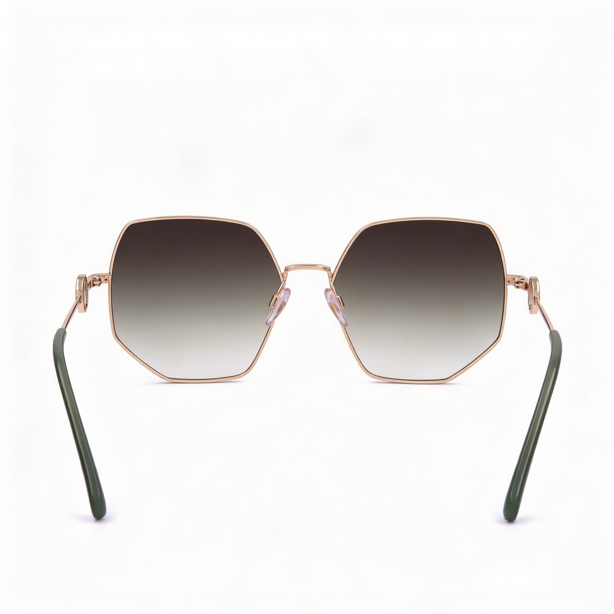 Marc Jacobs MARC 730/S Women's Casual Metal Sunglasses, Gold Green Frame, Green Shaded Lenses, 59mm, Photo 3