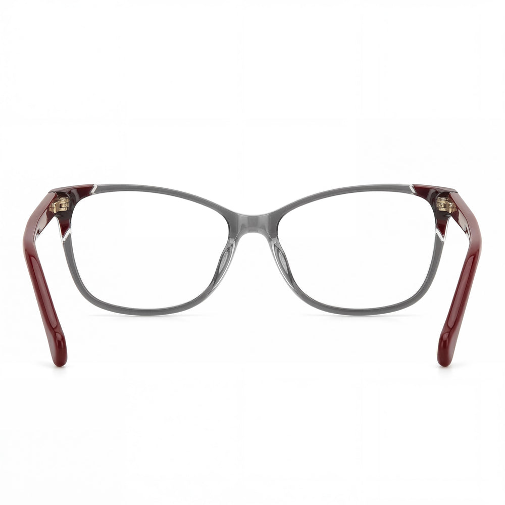 Carolina Herrera Modern Style HER 0284 Women's Grey Red Eyewear with 55mm Lens, 15mm Bridge, 145mm Temple