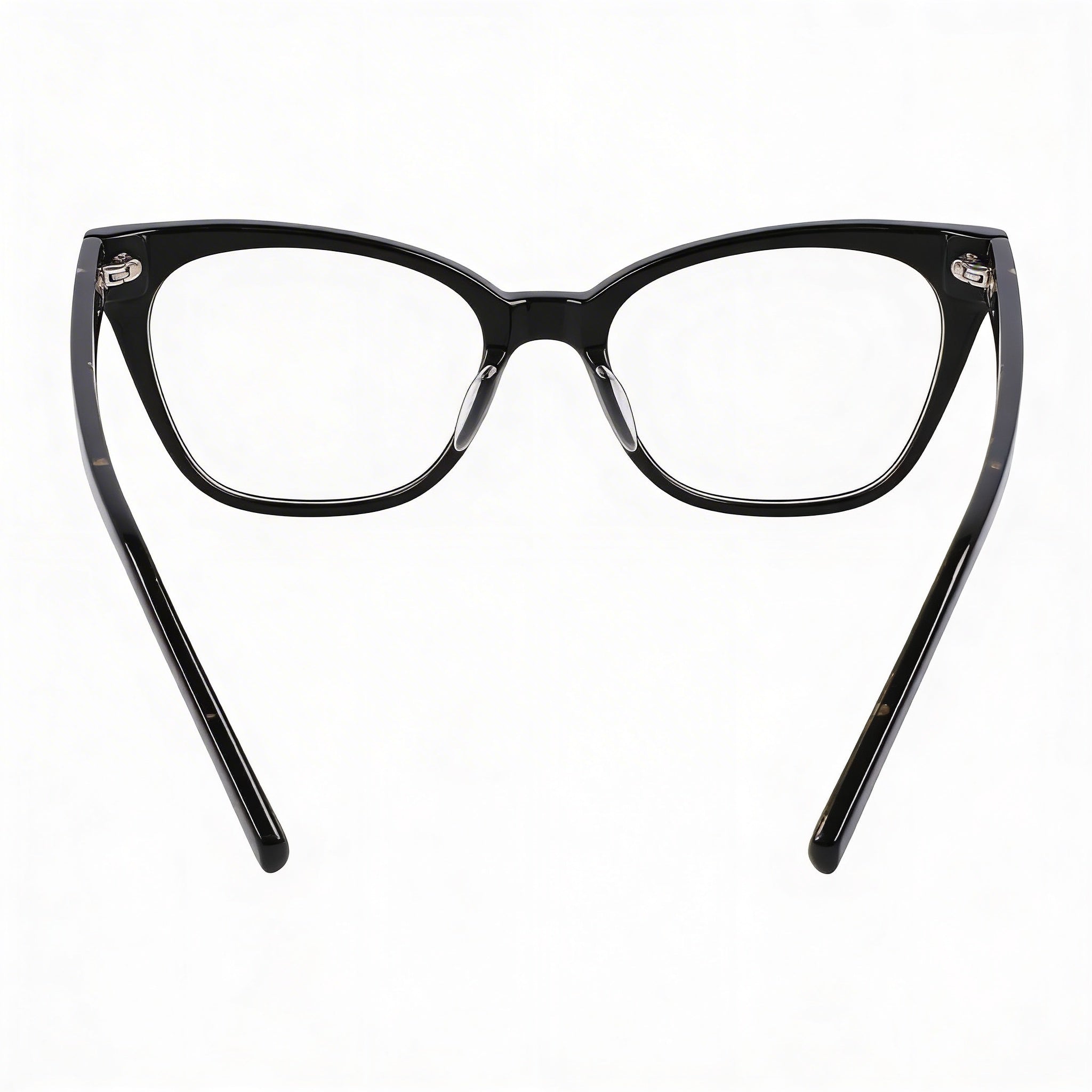 DKNY Women's Classic Style Eyeglasses, Black Acetate Frames, Polycarbonate Lenses, Size 52-17-140mm, Photo 2