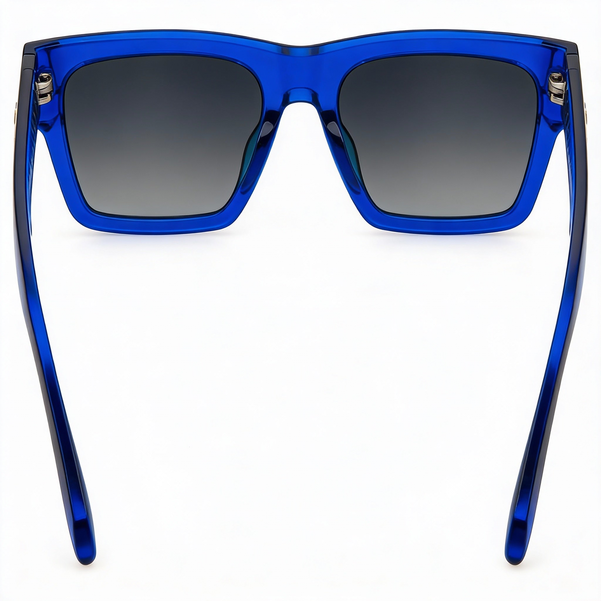 Just Cavalli Casual Injected Sunglasses for Men Transparent Blue Frame Smoke Gradient Lenses 54mm, Photo 2