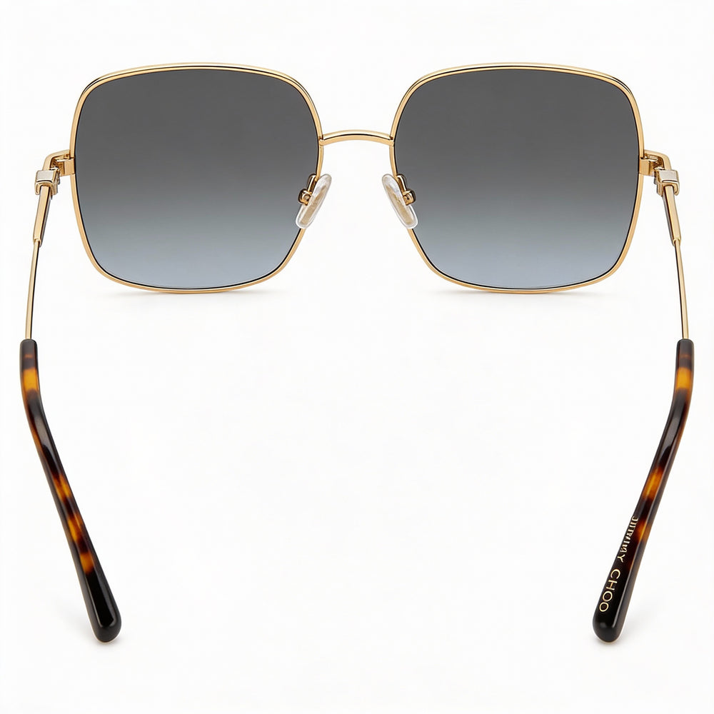 Jimmy Choo Classic Women's Rose Gold Stainless Steel Frame Sunglasses with UV Protection 58/16/145