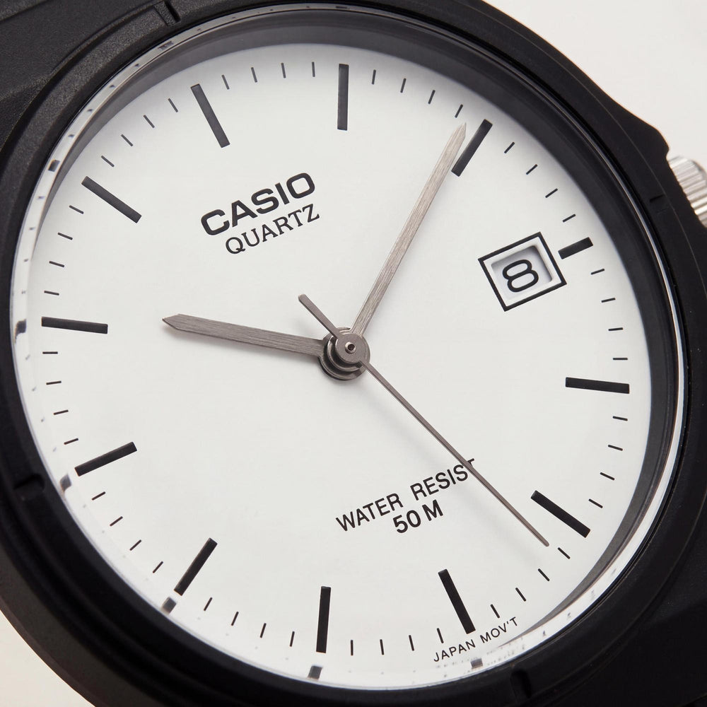 Reloj Casio MW-59-7EVDF de Resina Negro/Blanco Unisex, 36mm